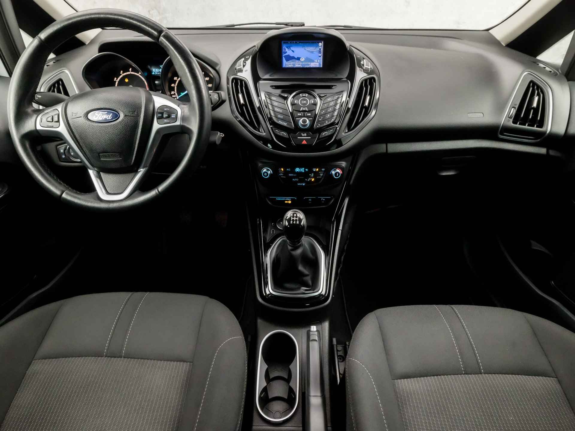 Ford B-MAX 1.0 EcoBoost Titanium (NAVIGATIE, CLIMATE, CAMERA, GETINT GLAS, SCHUIFDEUREN, SPORTSTOELEN, LM VELGEN, PARKEERSENSOREN, TREKHAAK, CRUISE, NIEUWSTAAT) - 6/32