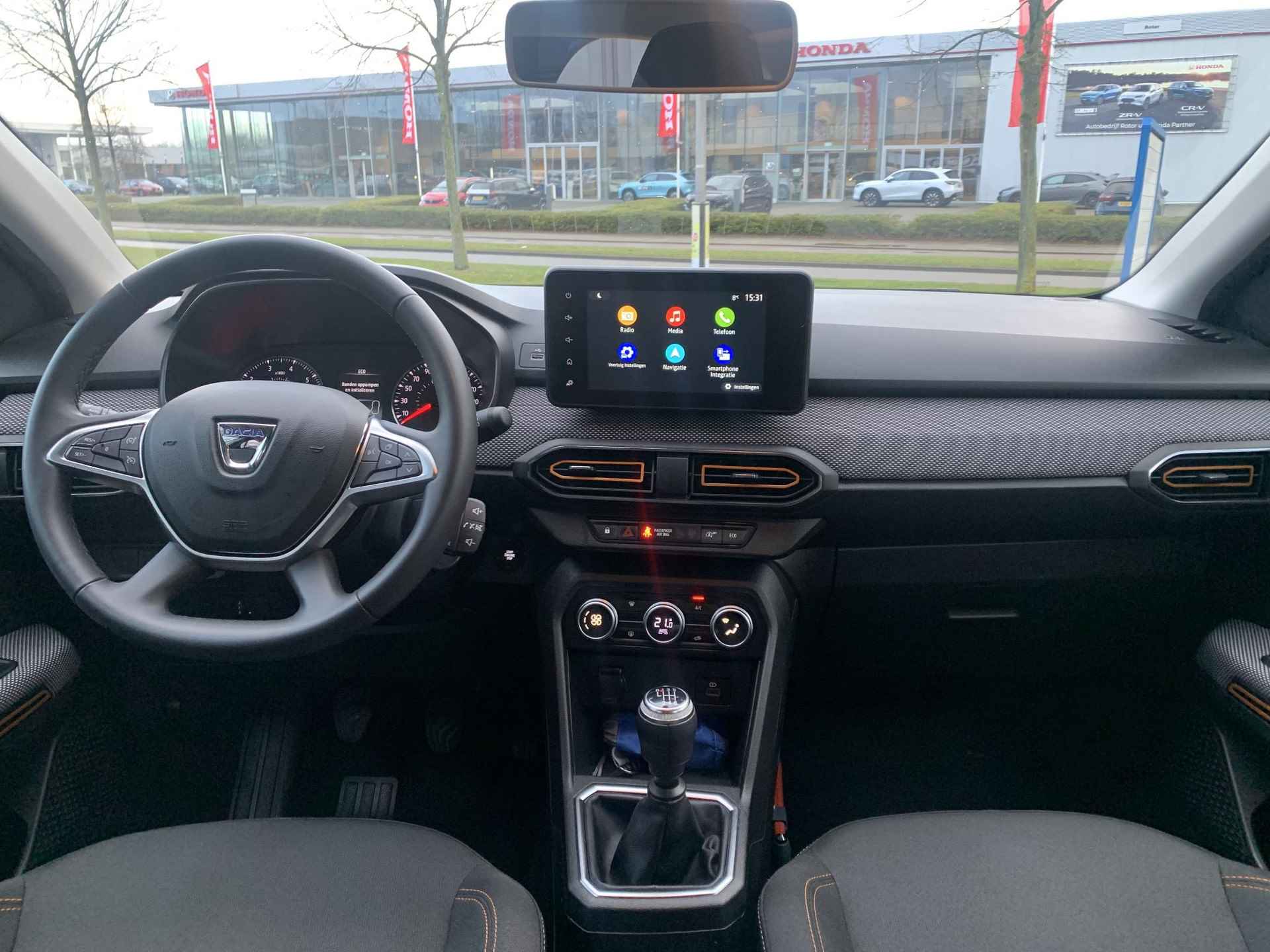 Dacia Sandero Stepway 1.0 TCe 100 Bi-Fuel Comfort Apple carplay/android auto | Lichtmetalen velgen | Achteruitrijcamera | Keyless entry/start | Parkeersensoren | - 10/20