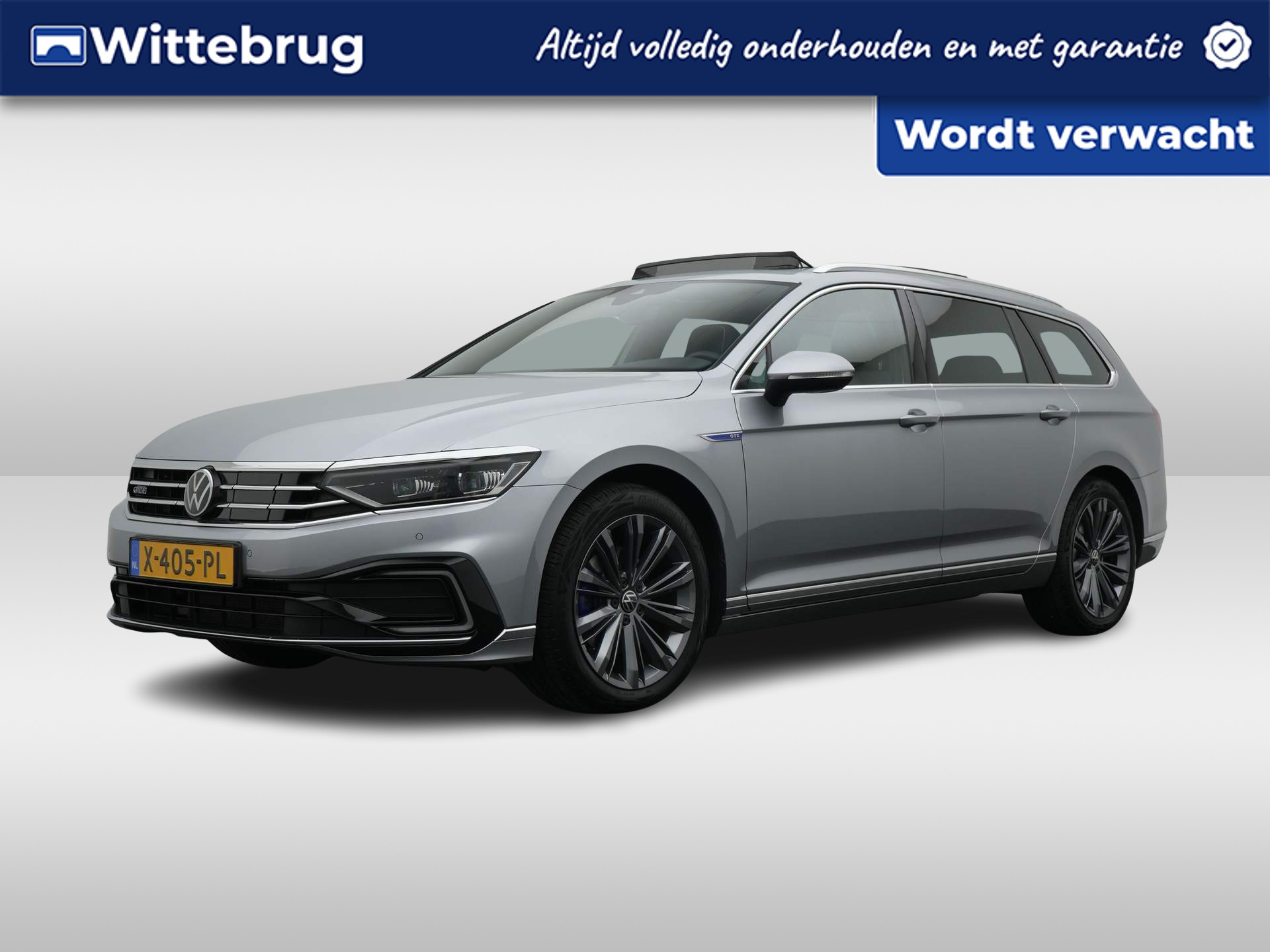 Volkswagen Passat Variant 1.4 TSI PHEV GTE Business / AUTOMAAT/ PANO/ GARANTIE TM 12-2027/ 14.000 KM/ CAMERA/ PARK. SENSOREN/ 218 PK/ ERGO COMFORT/ LED/ STOELVERWARM./ DIGITAL DASHBOARD/ ADAPT. CRUISE/ APP CONNECT/ NAVI/ CLIMA/ DAB