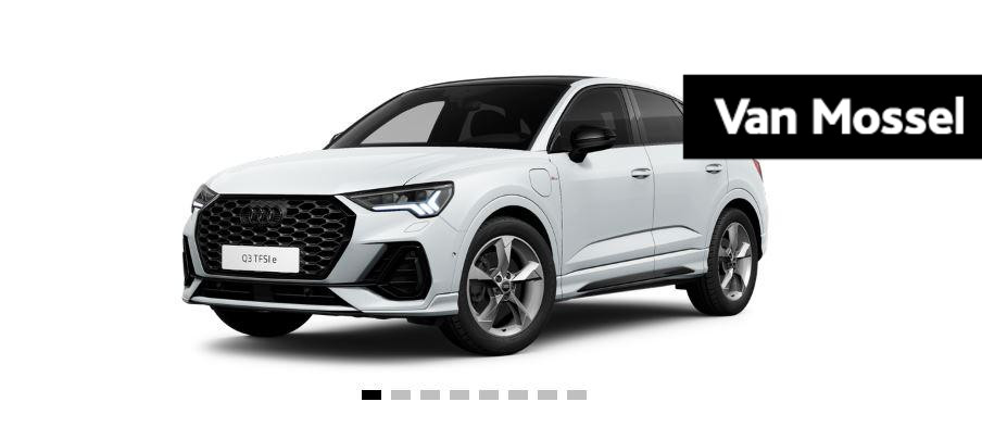 Audi Q3 Sportback 45 TFSI e S Edition 245 PK | S-line | Automaat | Navigatie | Panoramadak | 360 Camera | Adaptive Cruise Control | Climate Control | Stoelverwarming | Virtual Cockpit | LED Matrix | Lichtmetalen velgen | Privacy glass |