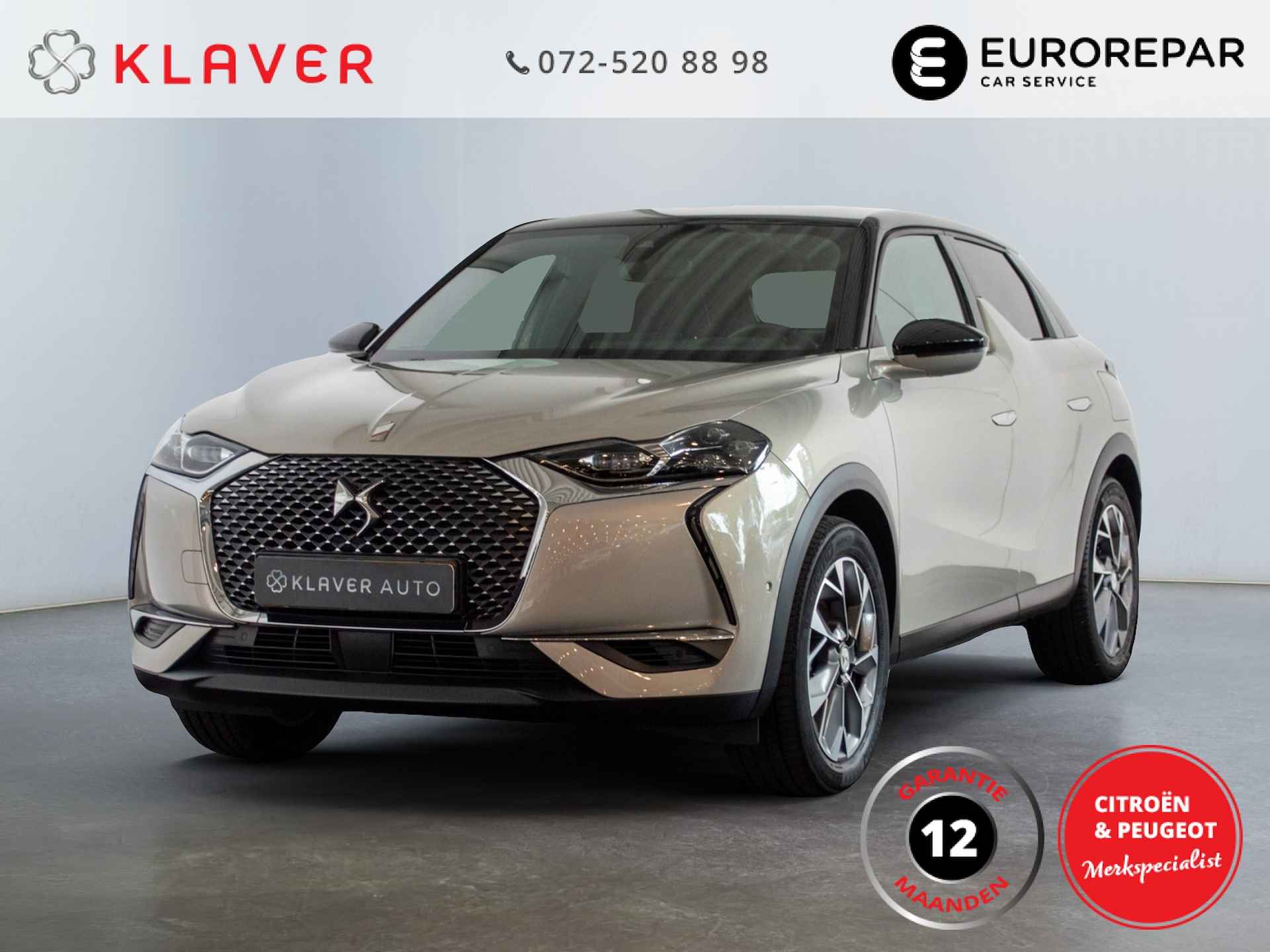 Ds 3 Crossback E-Tense Grand Chic | vol leer | Automaat | HU display | led visi