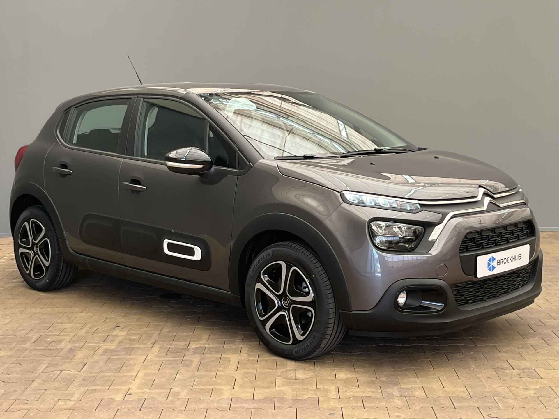 Citroën C3 1.2 82PK Plus | Navigatie | DAB+ | Parkeersensoren | Cruise | Carplay | Bluetooth | Touchscreen | Clima | Led dagrij | Rijstrooksensor | - 4/37