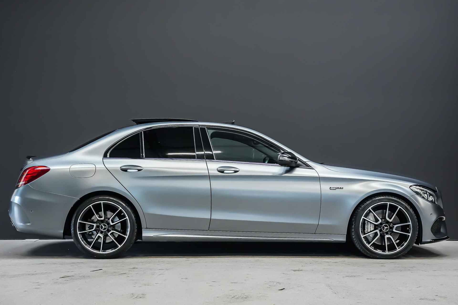 Mercedes-Benz C-klasse AMG 43 4MATIC |AMG pakket|panoramadak|Burmester|sportuitlaat|elk. stoelen|cruise control|parkeercamera en sensoren|18"| - 8/38