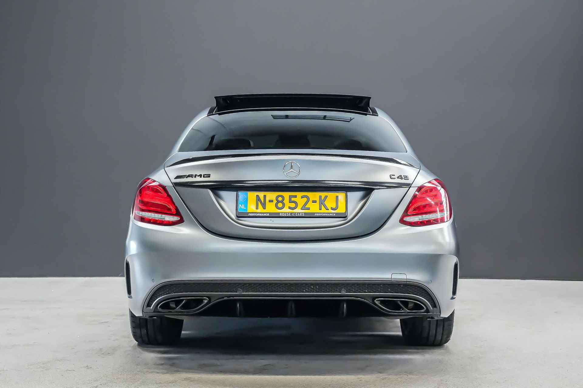 Mercedes-Benz C-klasse AMG 43 4MATIC |AMG pakket|panoramadak|Burmester|sportuitlaat|elk. stoelen|cruise control|parkeercamera en sensoren|18"| - 30/38