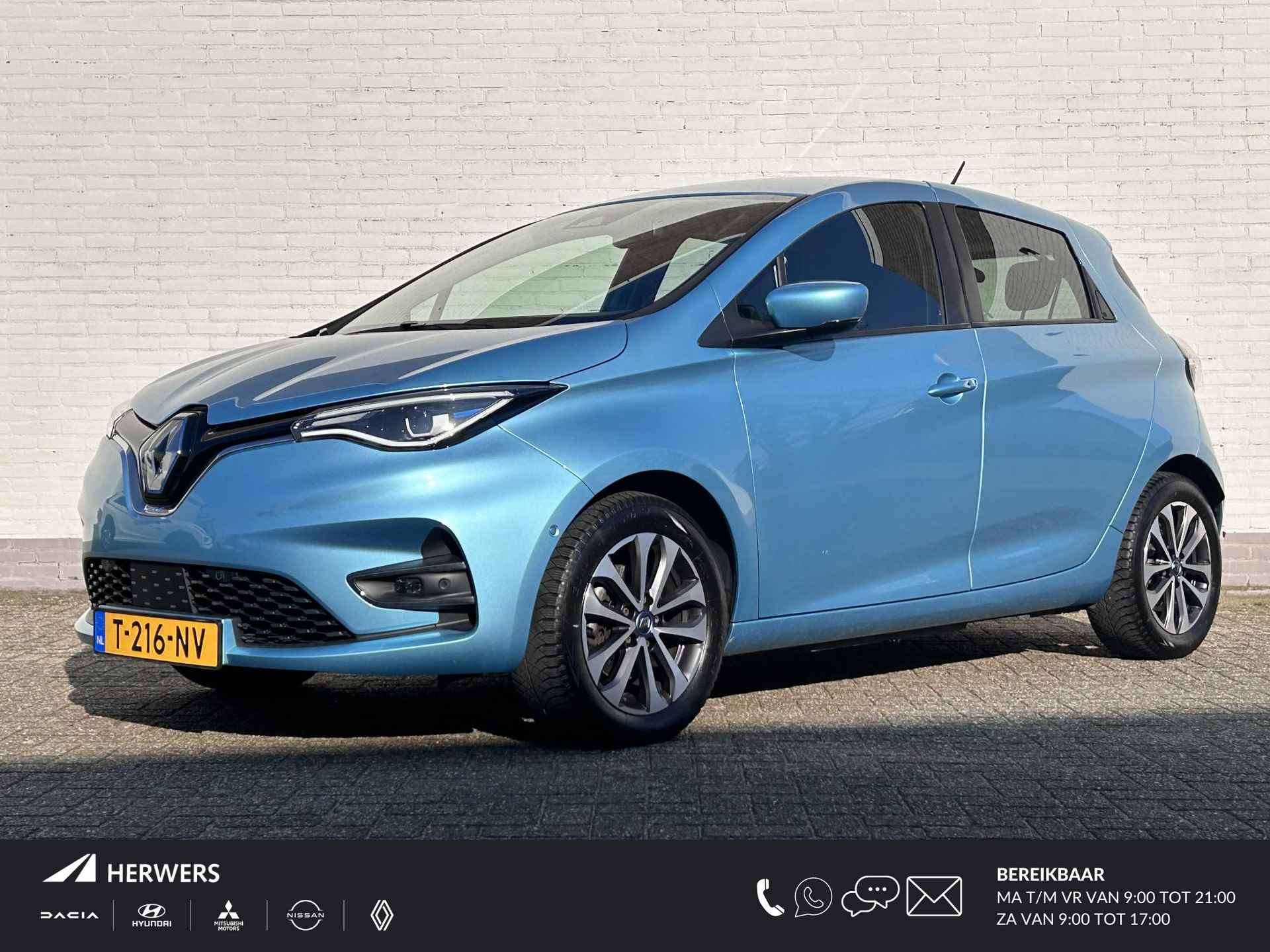 Renault ZOE R135 Intens 52 kWh (ex Accu) / SoH accu 80,55 % / Snel laden / Warmtepomp / Stoel&stuur verwarming / Navigatie / Climate Control /  Apple carplay & Aindroid auto /