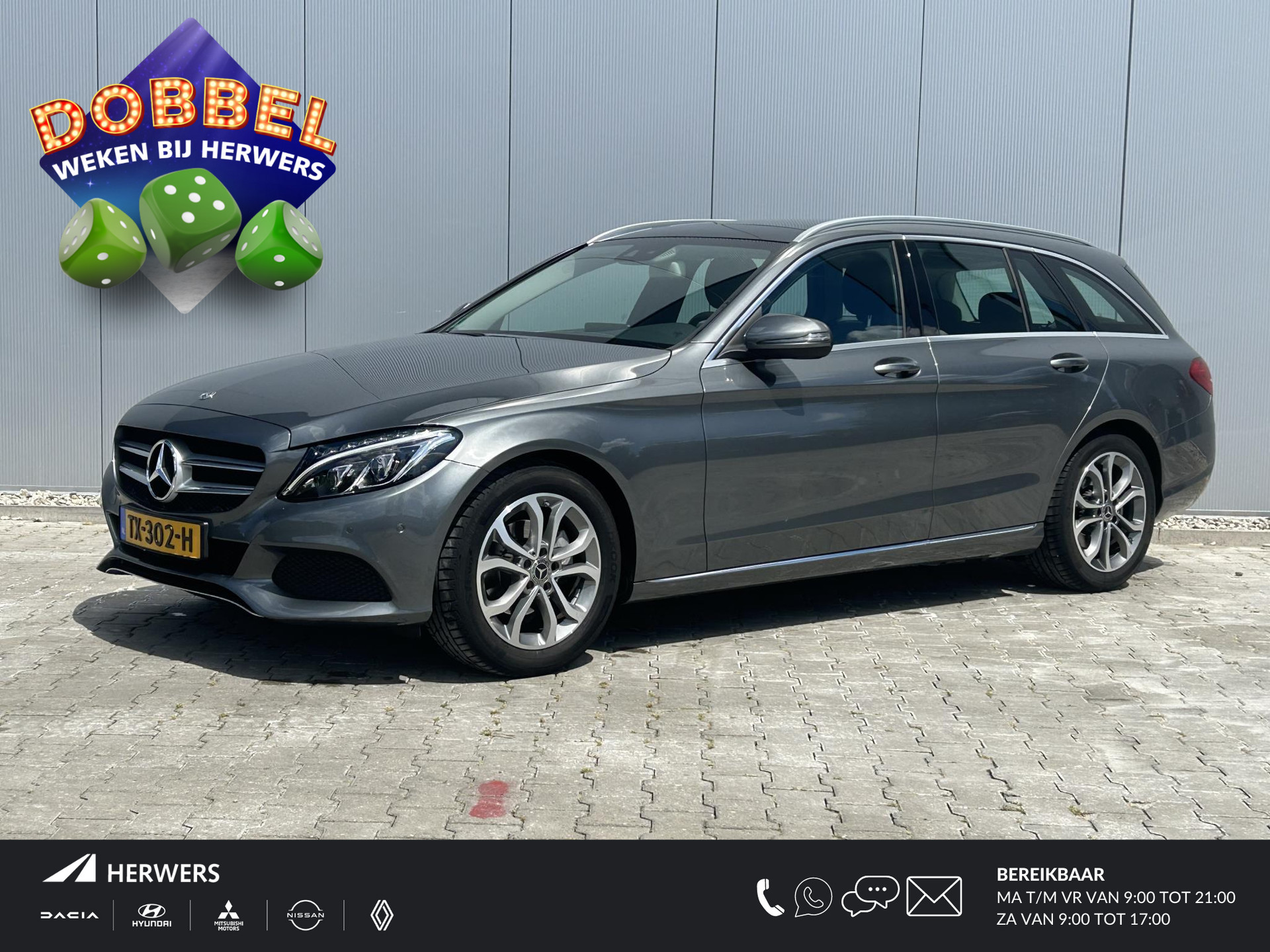 Mercedes-Benz C-klasse Estate 180 Business Solution AMG / Stoelverwarming voor / Navigatie / Climate Control / Trekhaak