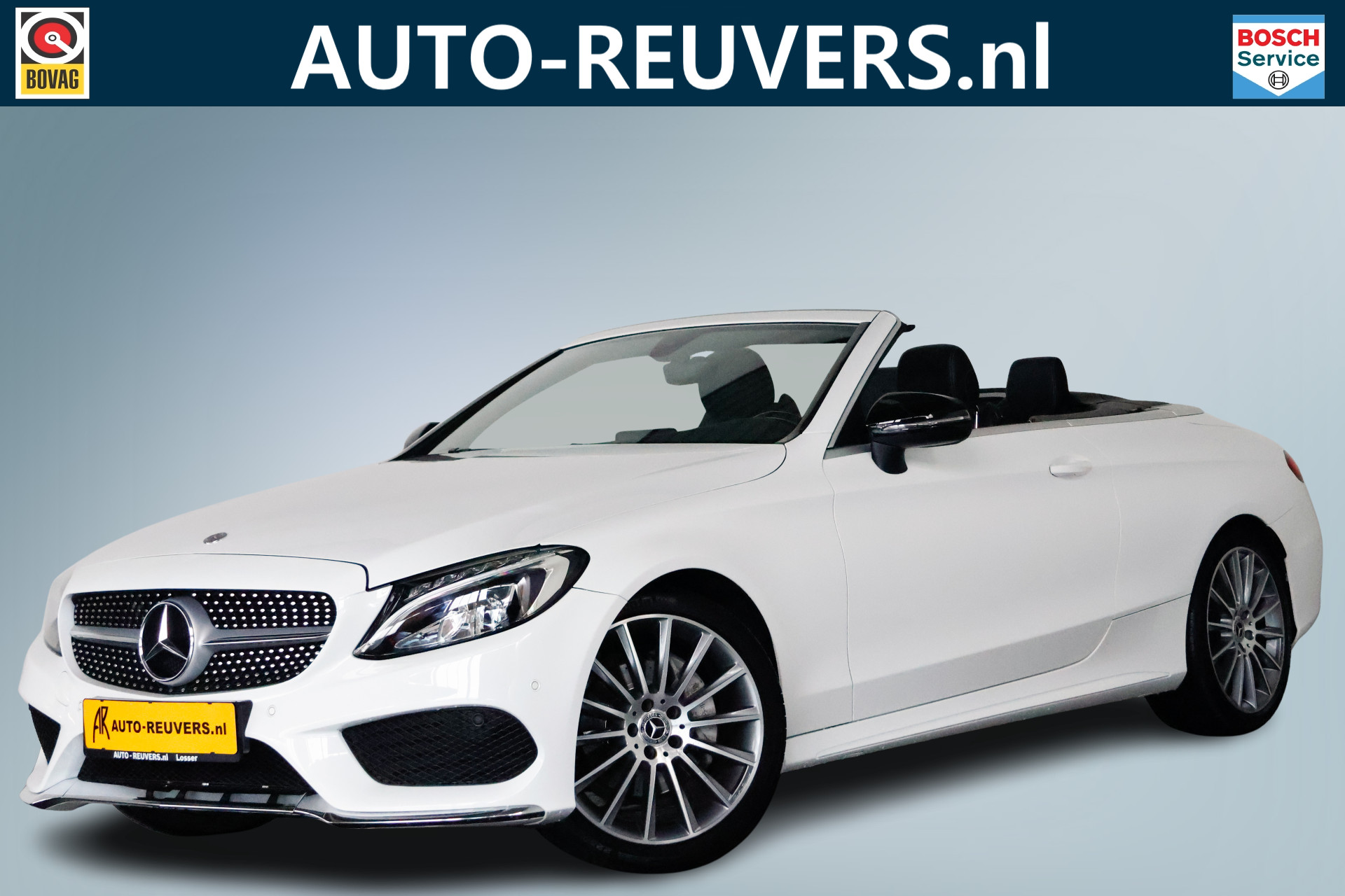 Mercedes-Benz C-Klasse Cabrio 200 AMG Line / Leder / LED / Camera / Trekhaak / Memory seats