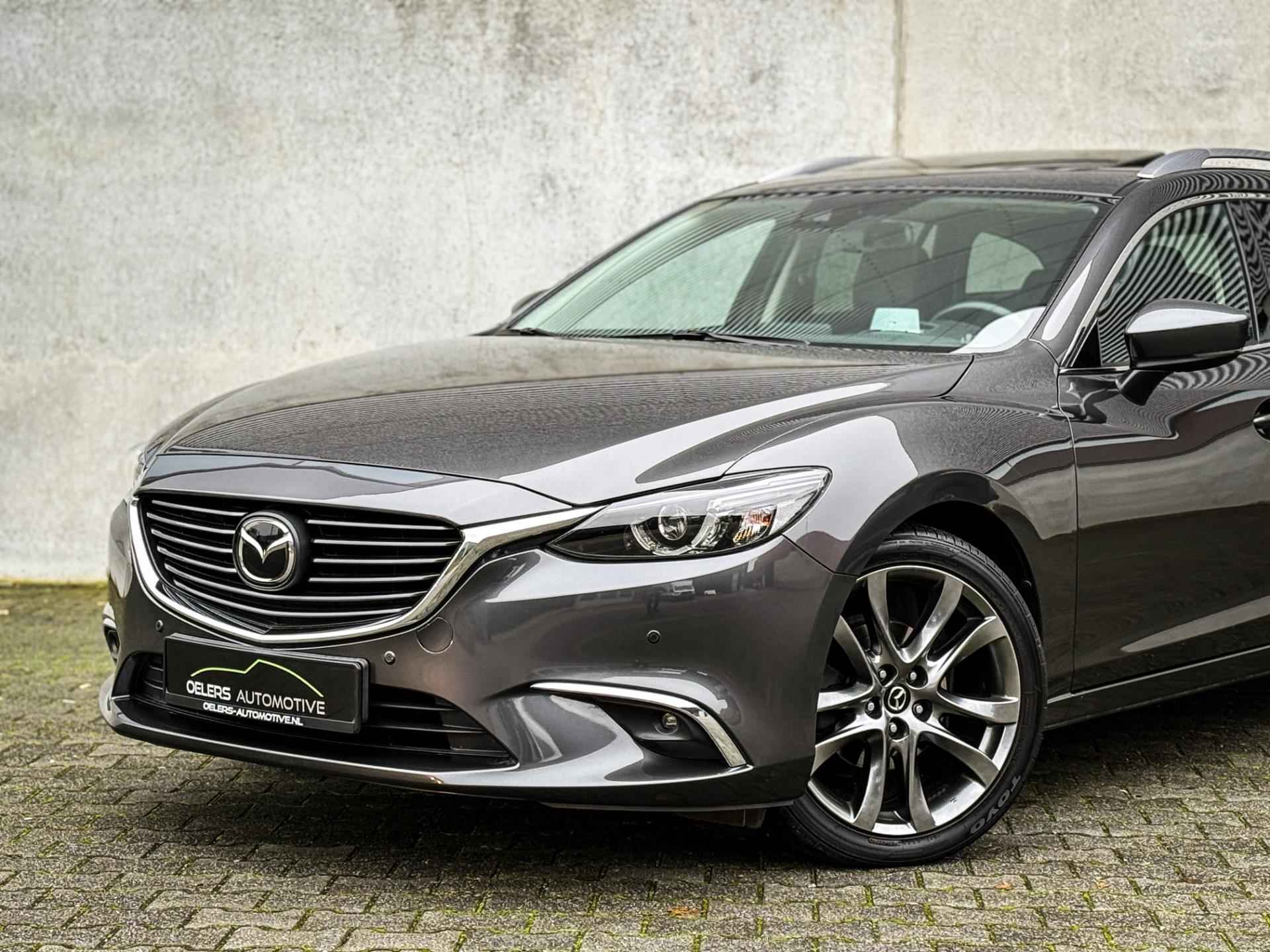 Mazda 6 Sportbreak 2.5 SkyActiv-G 192 GT-M | Head-up | Bose | Leder | Clima | Navi | Schuifdak | Machine Grey Metalic | - 3/50