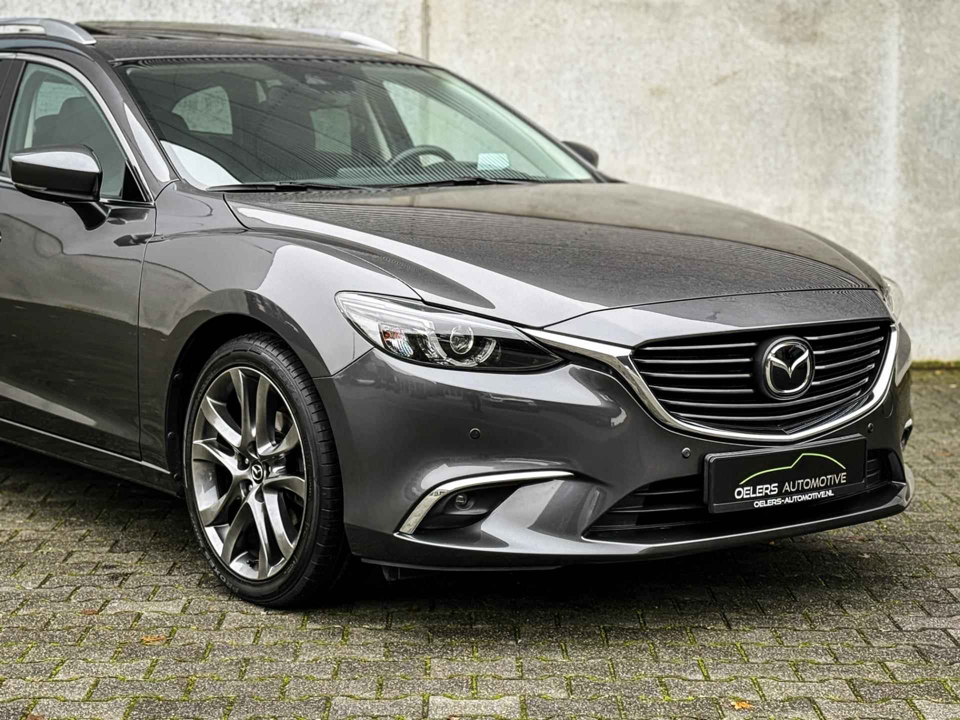 Mazda 6 Sportbreak 2.5 SkyActiv-G 192 GT-M | Head-up | Bose | Leder | Clima | Navi | Schuifdak | Machine Grey Metalic | - 7/50