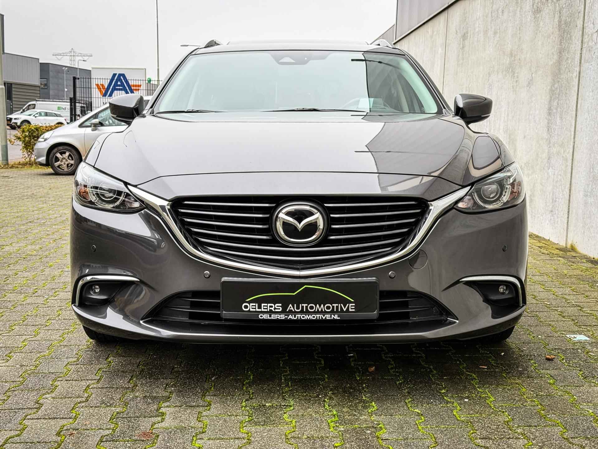 Mazda 6 Sportbreak 2.5 SkyActiv-G 192 GT-M | Head-up | Bose | Leder | Clima | Navi | Schuifdak | Machine Grey Metalic | - 17/50