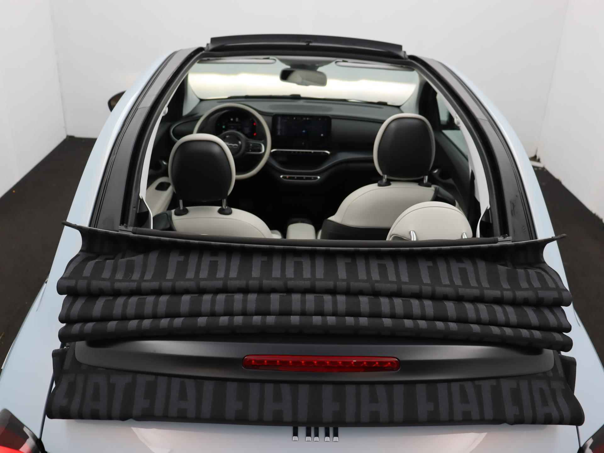 Fiat 500 C La Prima 42 kWh | Leder | Navigatie | Camera | Cabrio dak | LED verlichting | - 25/29