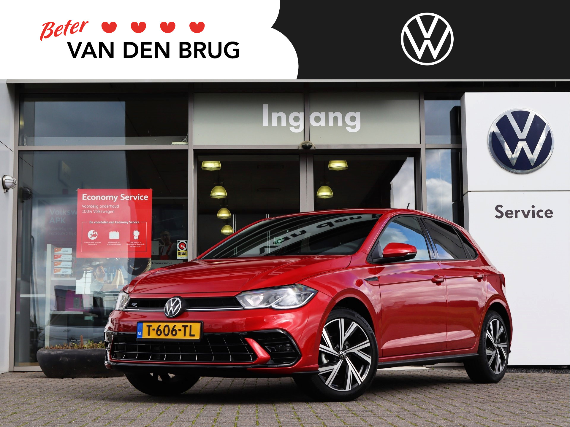 Volkswagen Polo 1.0 TSI 95 pk R-Line | Navigatie | LED | 17" Bergamo | PDC | Travel assist