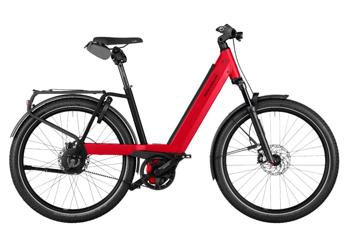 Riese & Müller Nevo4 GT vario SELECT 750Wh slotketting Kiox300 dynamic red metallic 47cm 2024