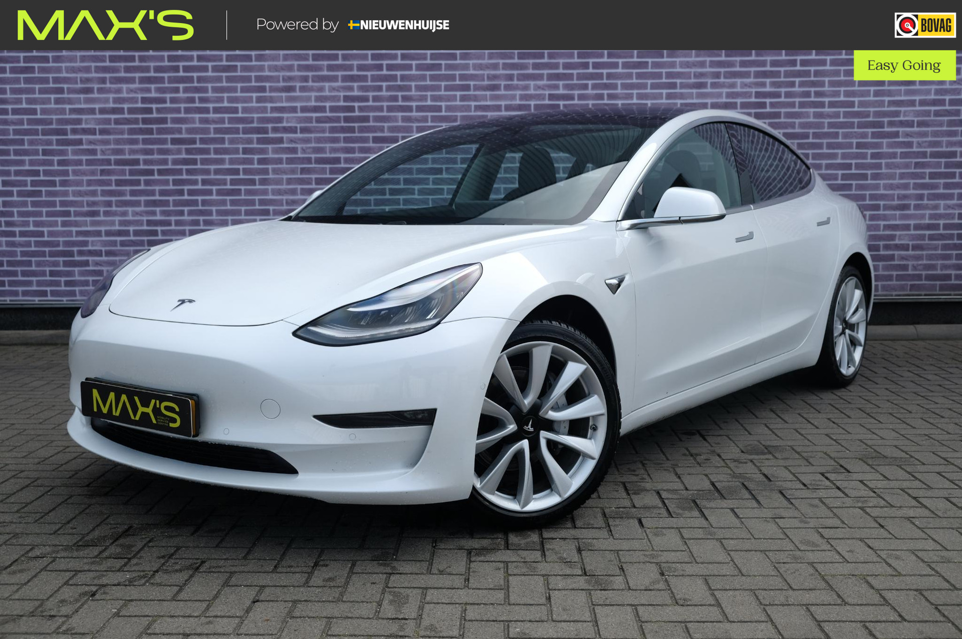 Tesla Model 3 Long Range AWD 75 kWh | Autopilot | Panoramadak | Leder | Navigatie | BTW | 19’’ Sport Wheels | Bluetooth |