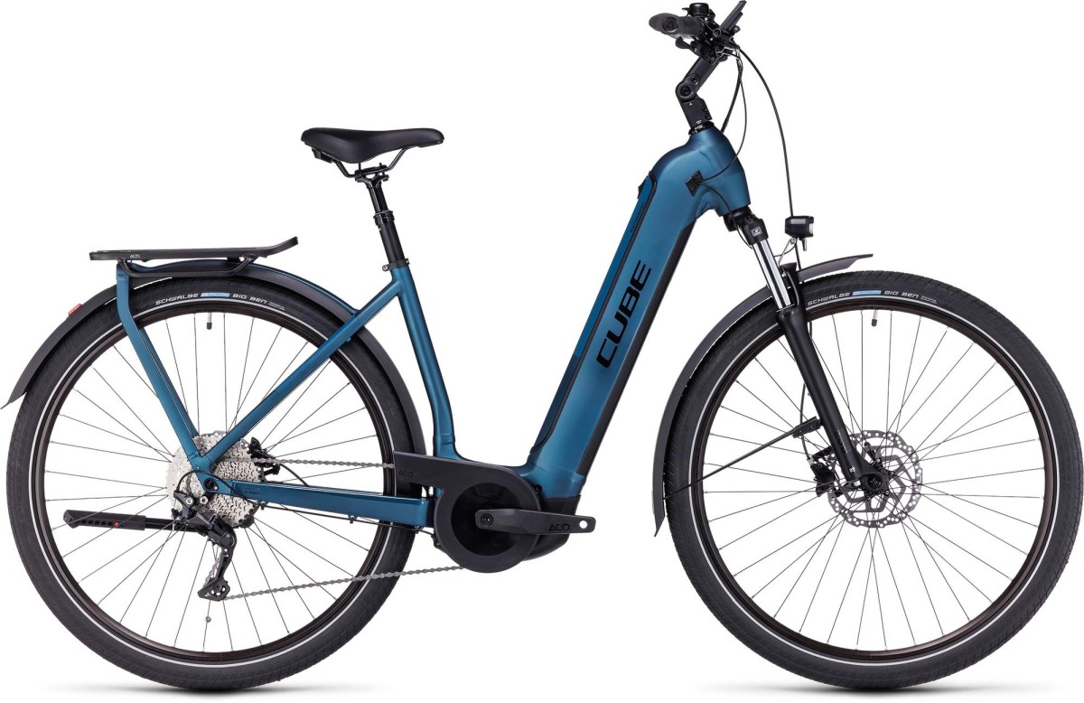 CUBE KATHMANDU HYBRID ONE 625 BLUE/BLACK 2023 LAGEINSTAP Blue/black 54cm EE M 2023