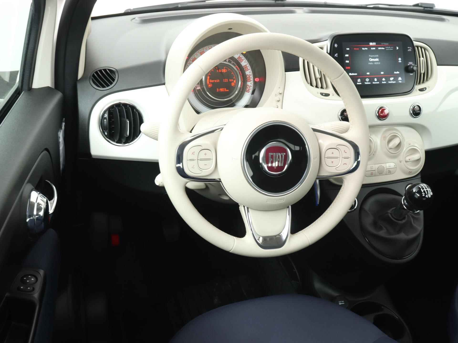 Fiat 500 1.0 Hybrid Club Cruise control | Apple / Android Carplay | Parkeer sensoren - 4/21