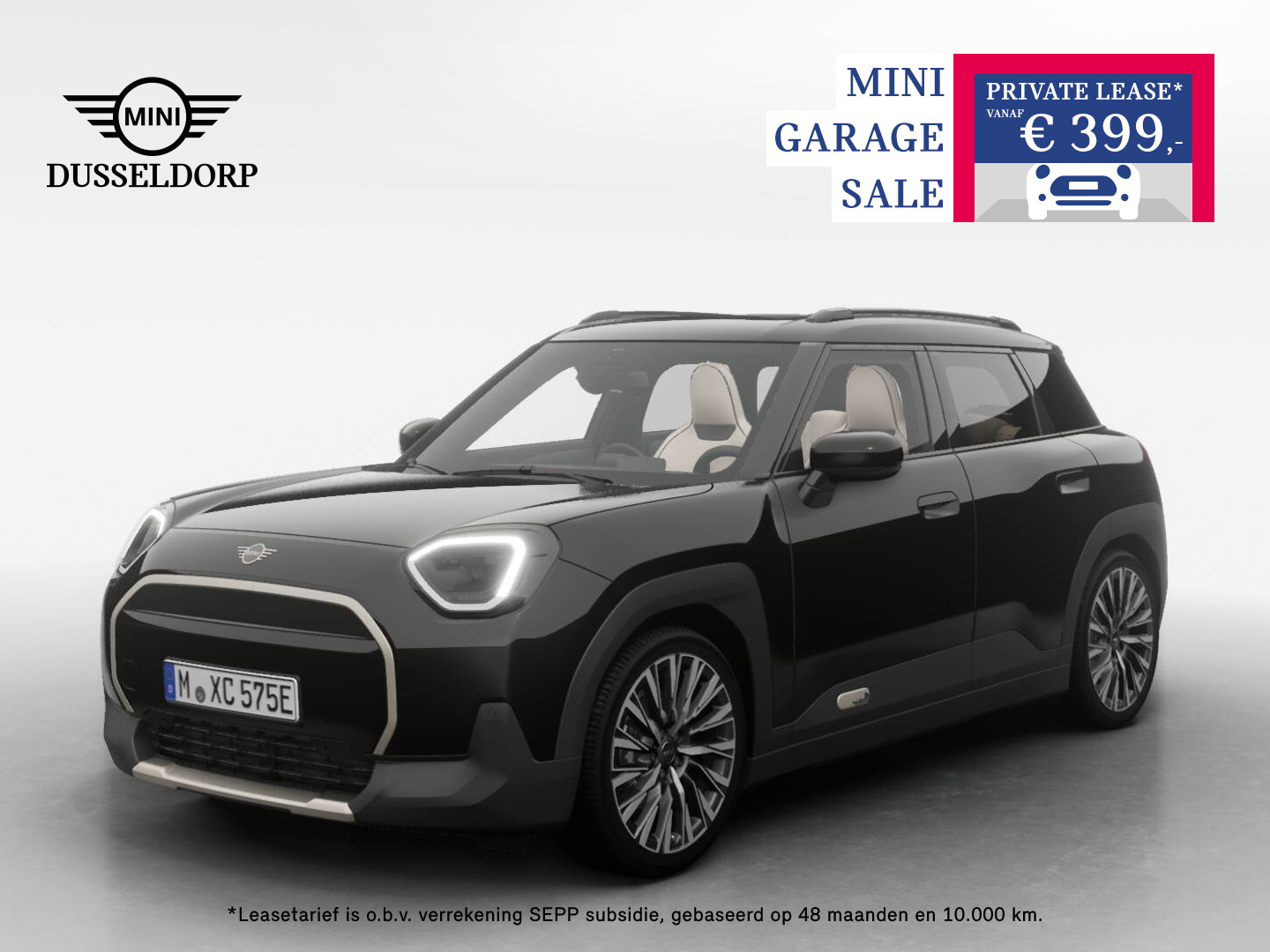 MINI Aceman E Favoured Pakket M PRIVATE LEASE EUR 415,- (48 mnd/10.000 km incl. SEPP subsidie)