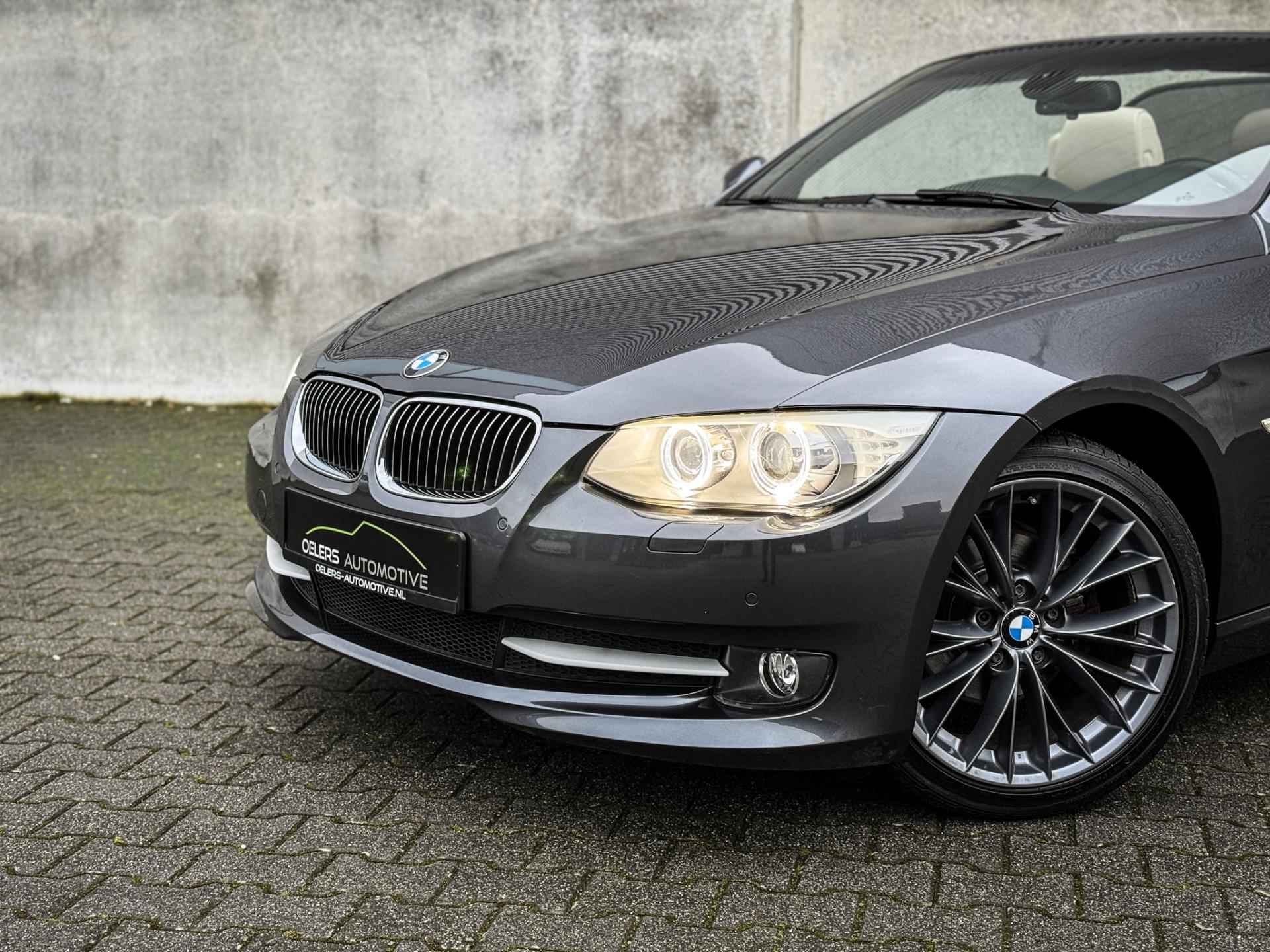 BMW 3-serie Cabrio 320i High Executive | Org. NL! | Clima | Cruise | Navi | Leder | Xenon | Metalic | PDC | - 3/46