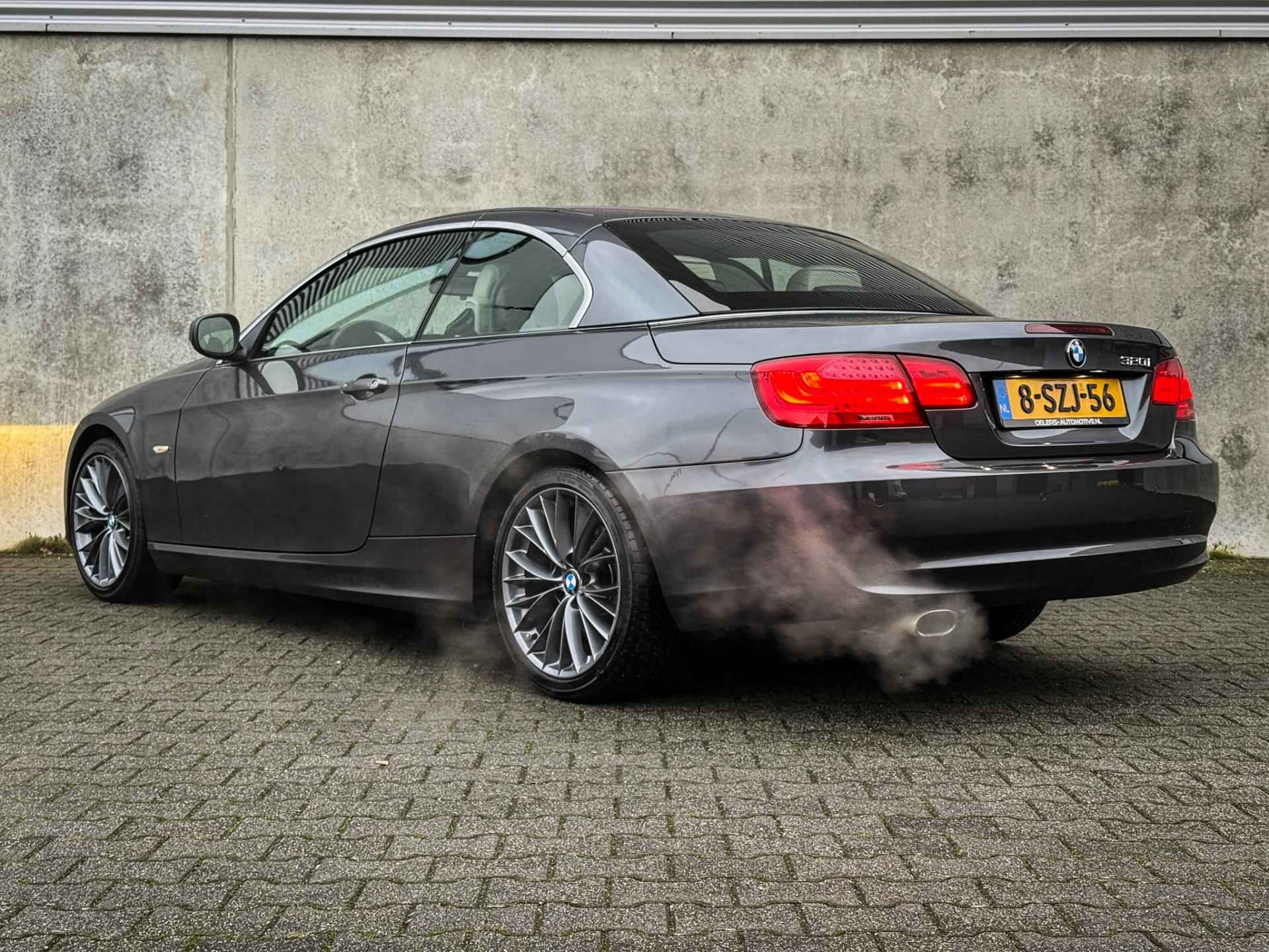 BMW 3-serie Cabrio 320i High Executive | Org. NL! | Clima | Cruise | Navi | Leder | Xenon | Metalic | PDC | - 6/46