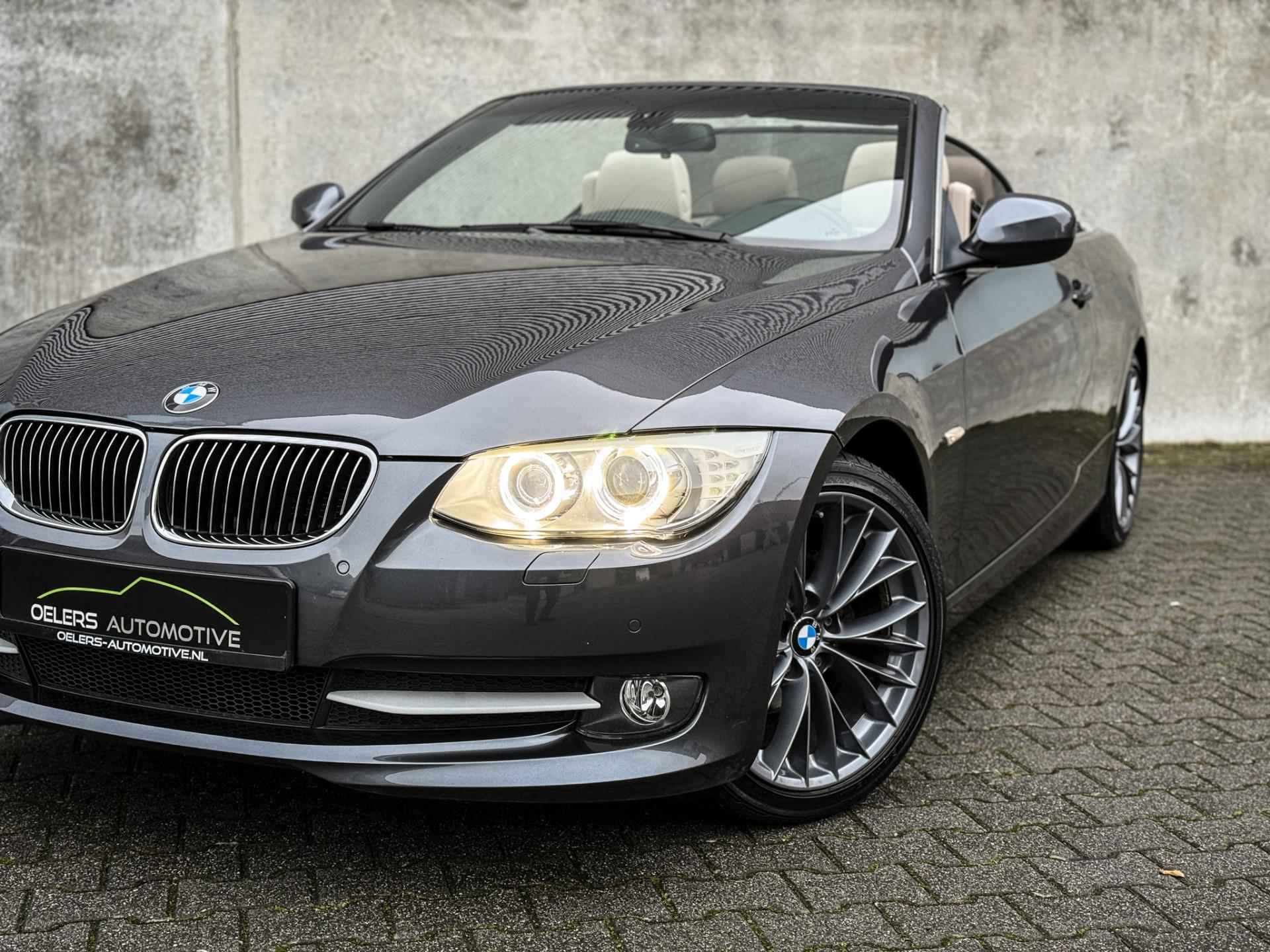 BMW 3-serie Cabrio 320i High Executive | Org. NL! | Clima | Cruise | Navi | Leder | Xenon | Metalic | PDC | - 18/46