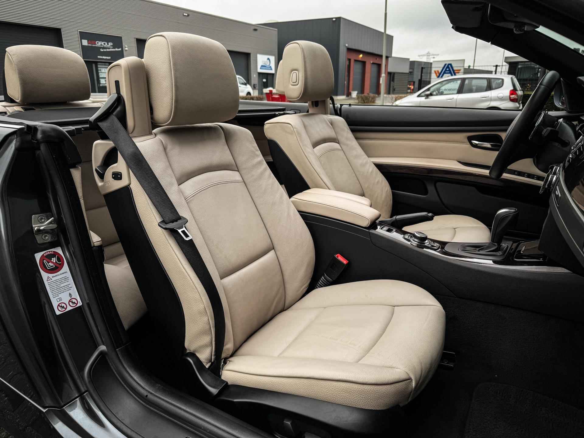 BMW 3-serie Cabrio 320i High Executive | Org. NL! | Clima | Cruise | Navi | Leder | Xenon | Metalic | PDC | - 28/46