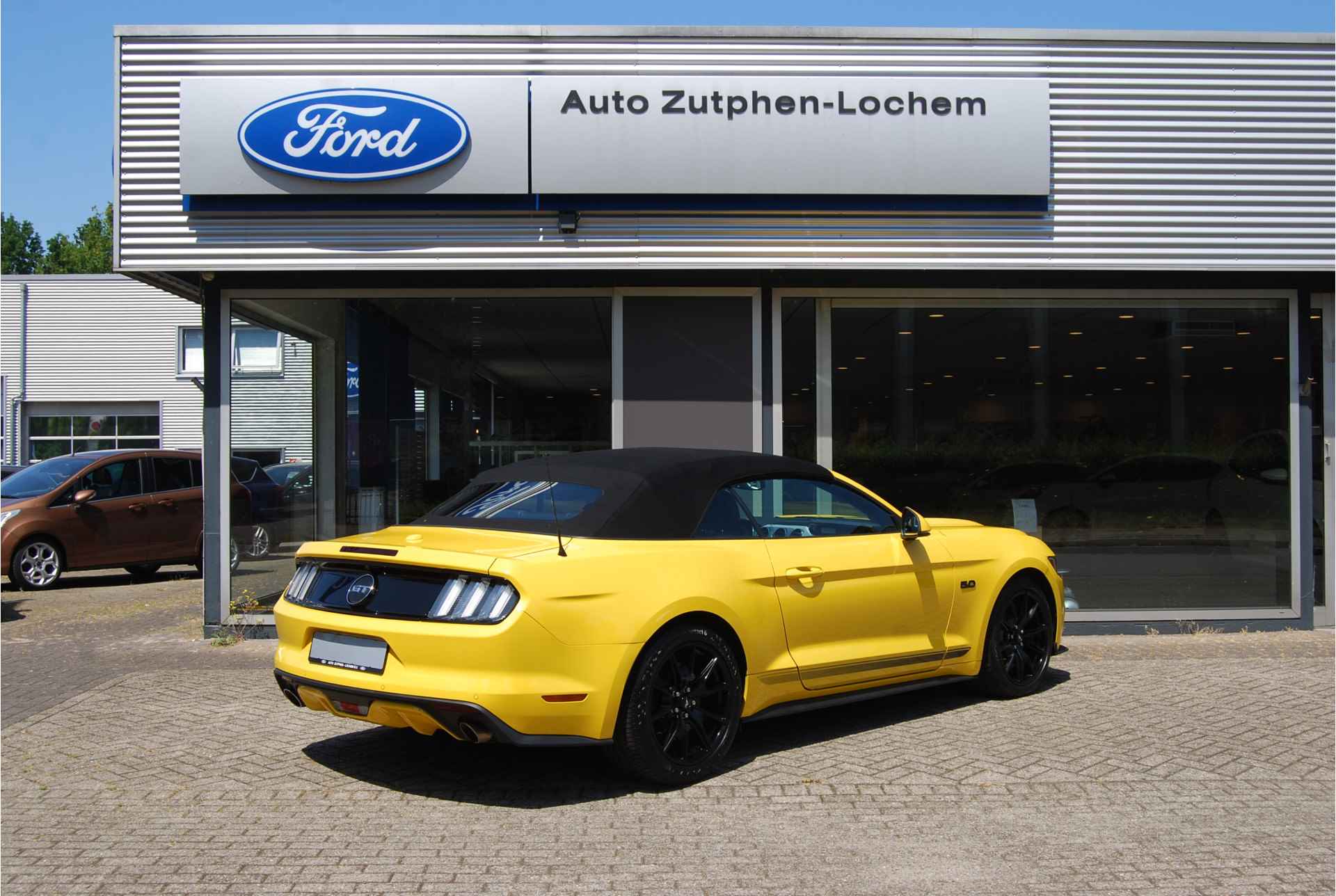 Ford Mustang Convertible 5.0 GT NAVI | XENON | YELLOW | V8 | SYNC 3 | STOELVERWARMING - KOELING | - 5/45