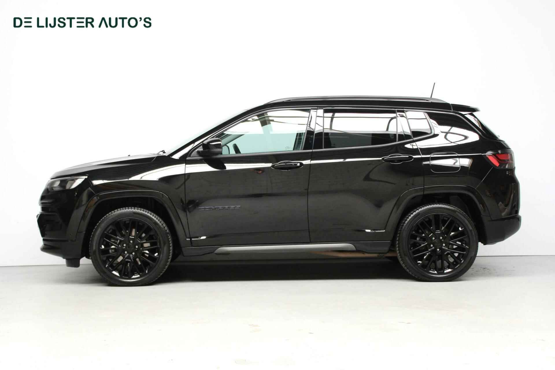 Jeep Compass 4xe 240 Plug-in Hybrid Electric S Black Edition |CARPLAY, ACC, STOEL + STUURVERWARMD, CAMERA, KEYLESS| - 2/19