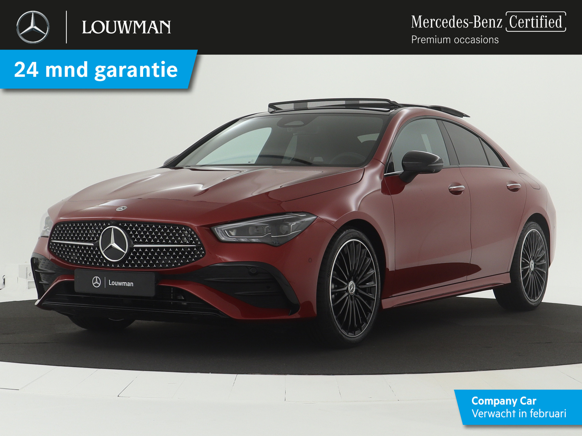 Mercedes-Benz CLA-Klasse 180 Star Edition Amg Line Plus | Nightpakket | Dodehoekassistent | Parkeerpakket met 360°-camera | Sfeerverlichting | USB pakket plus | KEYLESS GO-comfortpakket | Head-up display | MBUX Augmented reality voor navigatie |