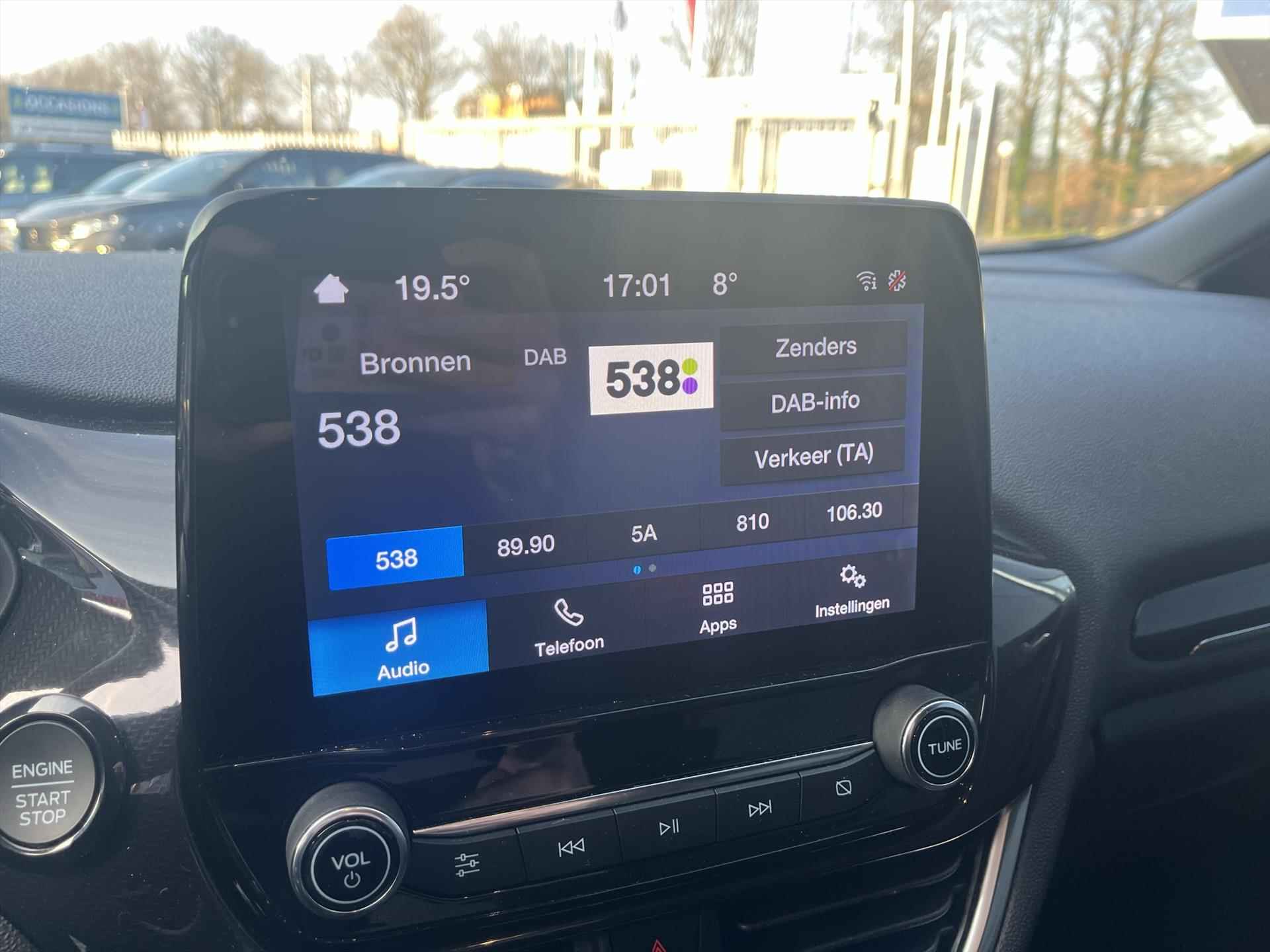 Ford Fiesta 1.0 EcoBoost Hybrid 125pk ST-Line | Carplay/Android auto | Climate Control - 16/33