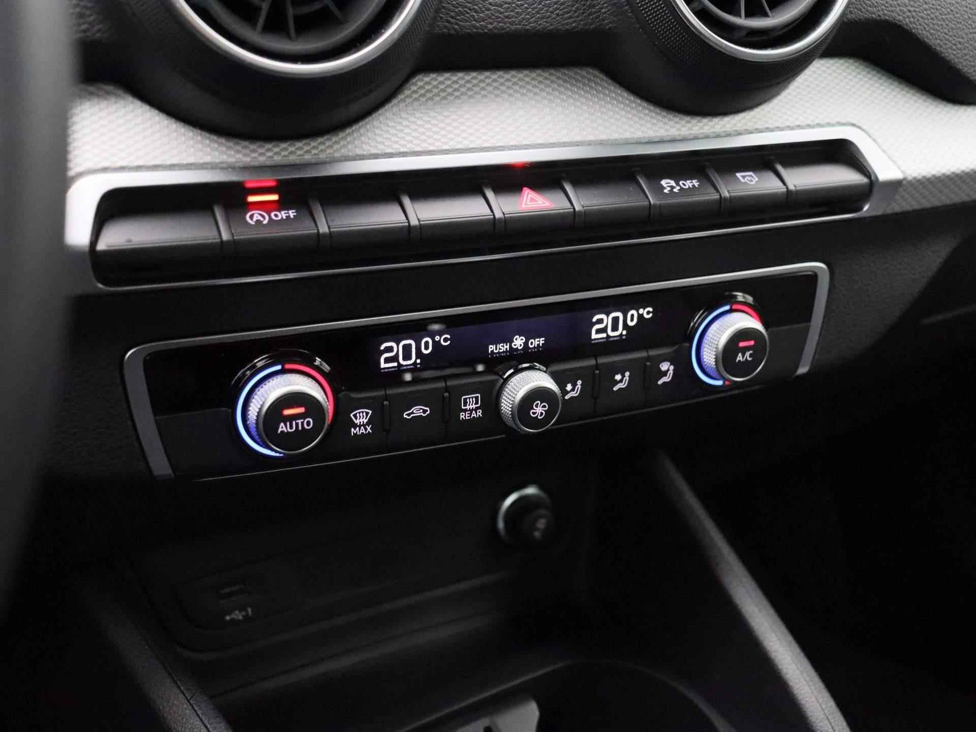 Audi Q2 30 TFSI Pro Line 110 PK | LED Koplampen | Apple Carplay/Android Auto | Virtual Cockpit | Climate Control | Cruise Control | Parkeersensoren | Lichtmetalen velgen | Fabrieksgarantie | - 18/38