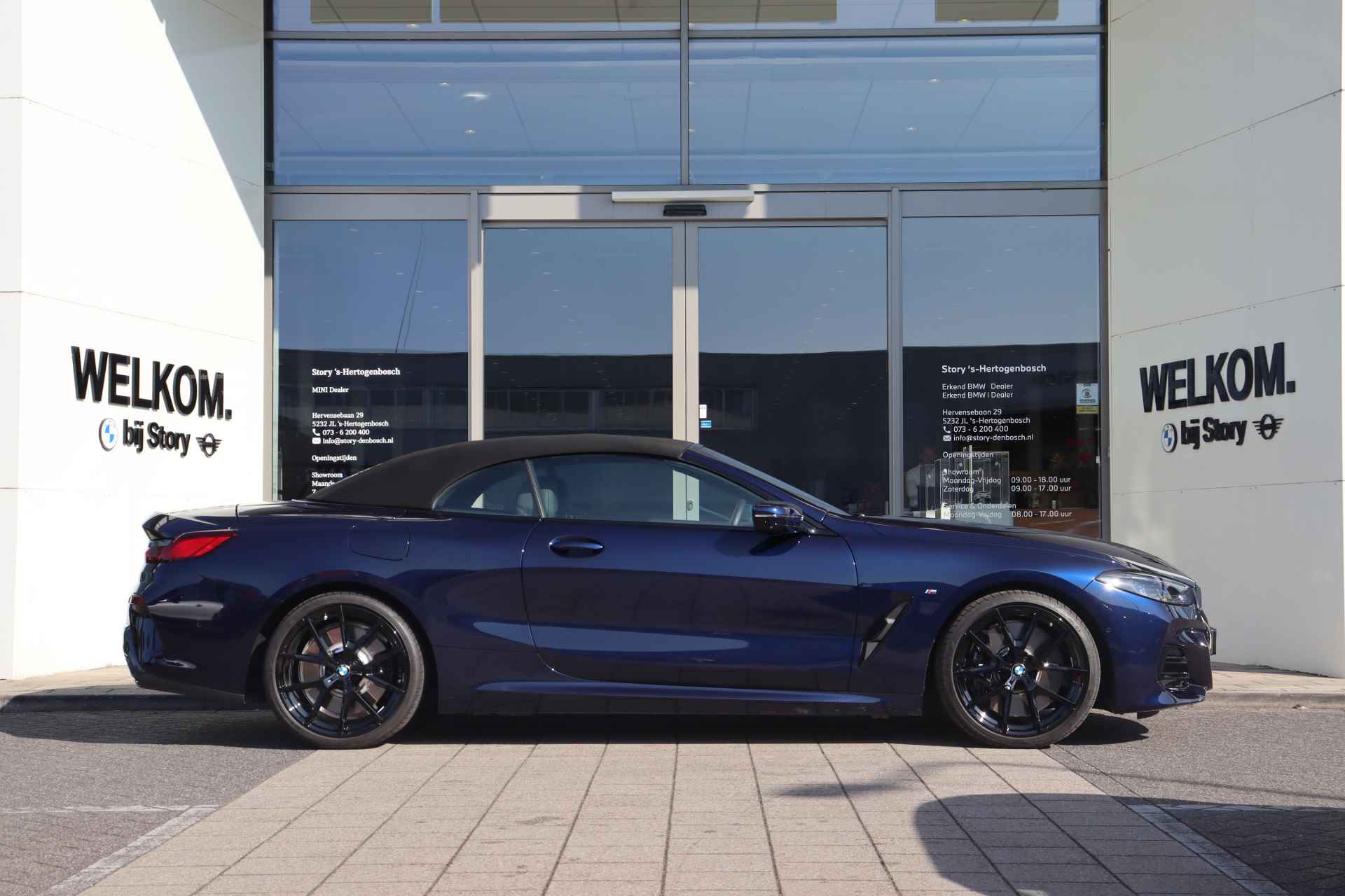 BMW 8 Serie 840i High Executive M Sport Automaat / Air Collar / Laserlight / Multifunctionele Stoelen / Soft-Close / Parking Assistant Plus / Integral Active Steering - 9/33