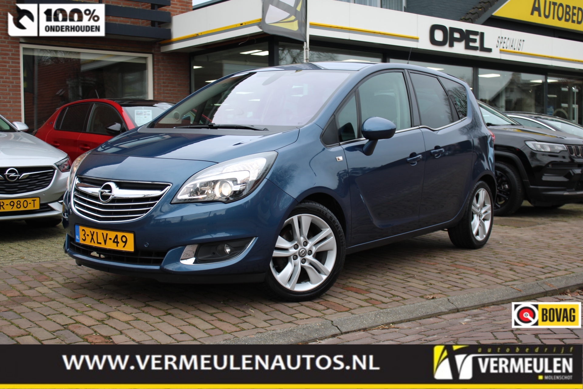 Opel Meriva 1.4 Turbo 120PK Cosmo + 17"/ Navi/ Clima/ Leder/ Cruise/ Winterpakket/ NL auto