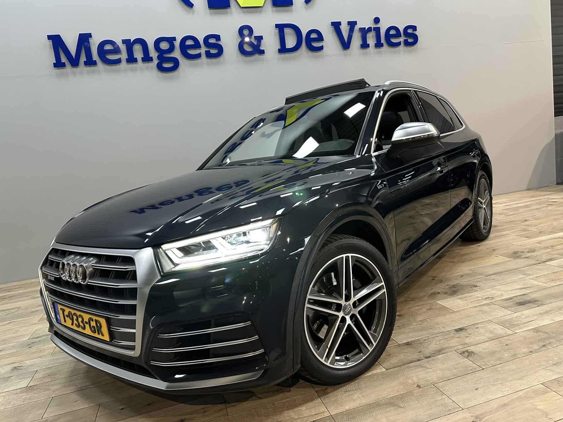 Audi Q5 3.0 TFSI SQ5 quattro Airco ECC | LED | Leer diamantstiksel RS | Panorama | Camera | Cruise Control | Navigatie | Apple Carplay Android Auto | Isofix | - 46/51