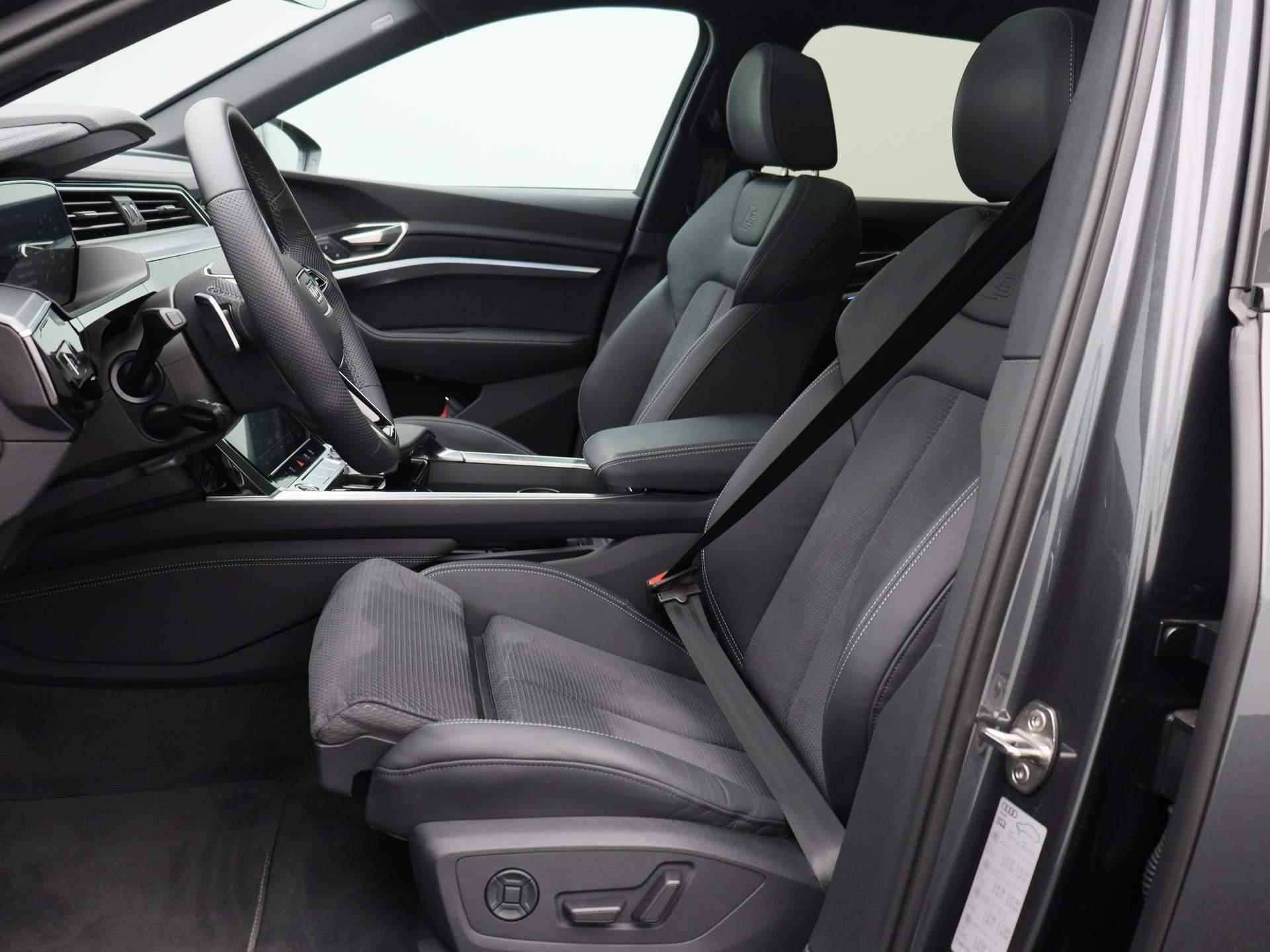Audi Q8 e-tron 55 quattro S Edition 115 kWh 408 PK | S-line interieur | S-line exterieur | Automaat | Navigatie | Camera | Panoramadak | Lichtmetalen velgen | Demo | - 13/52