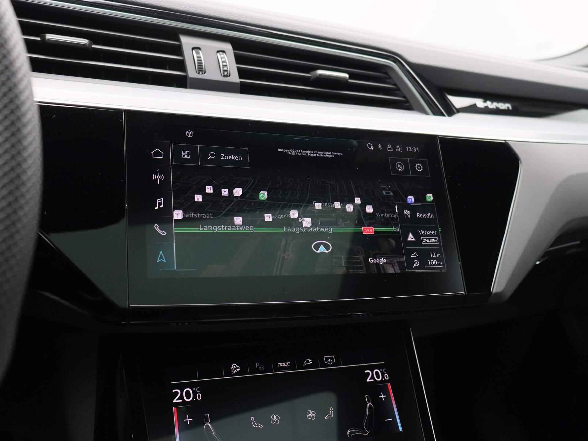 Audi Q8 e-tron 55 quattro S Edition 115 kWh 408 PK | S-line interieur | S-line exterieur | Automaat | Navigatie | Camera | Panoramadak | Lichtmetalen velgen | Demo | - 21/52
