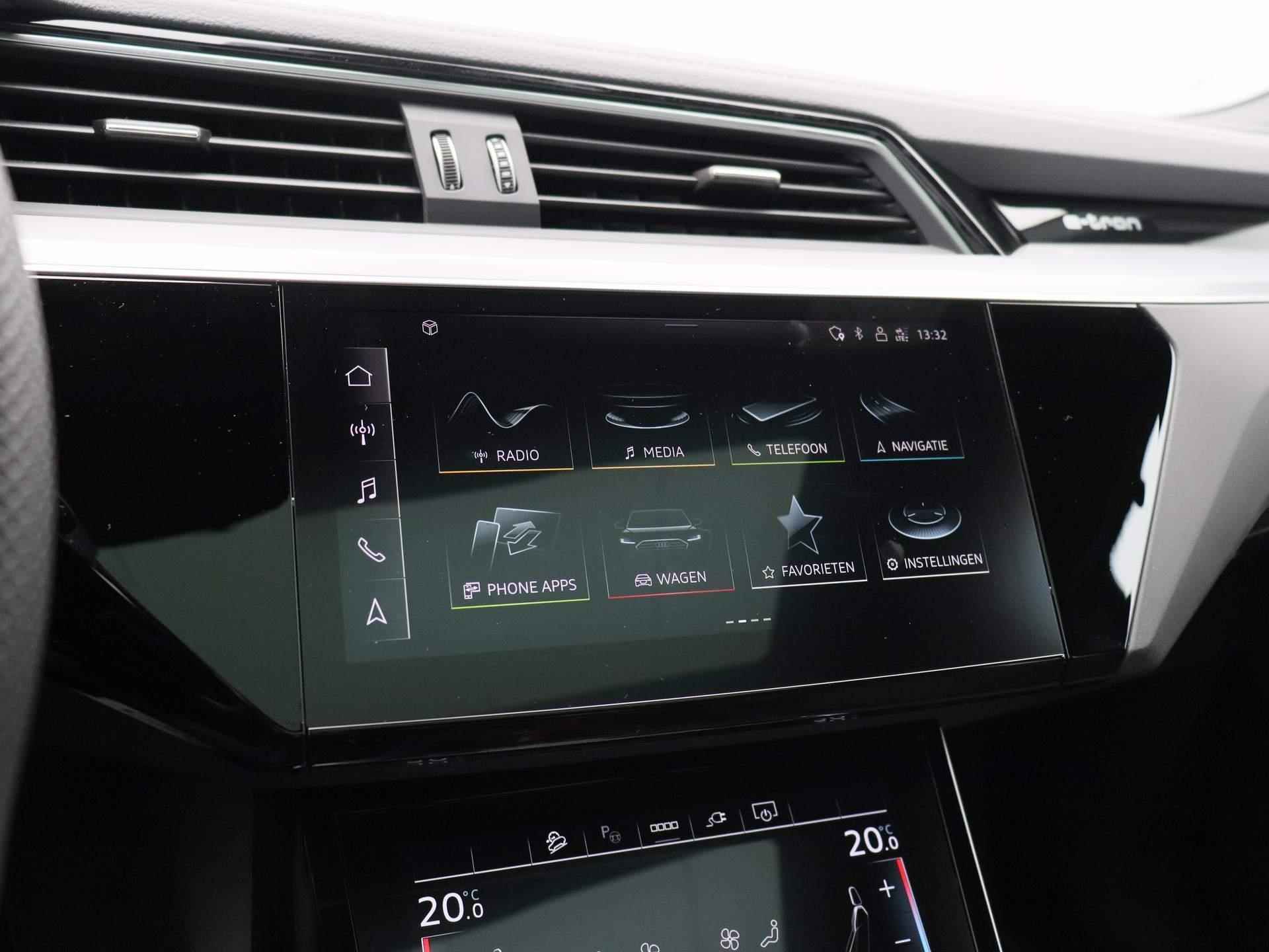 Audi Q8 e-tron 55 quattro S Edition 115 kWh 408 PK | S-line interieur | S-line exterieur | Automaat | Navigatie | Camera | Panoramadak | Lichtmetalen velgen | Demo | - 34/52