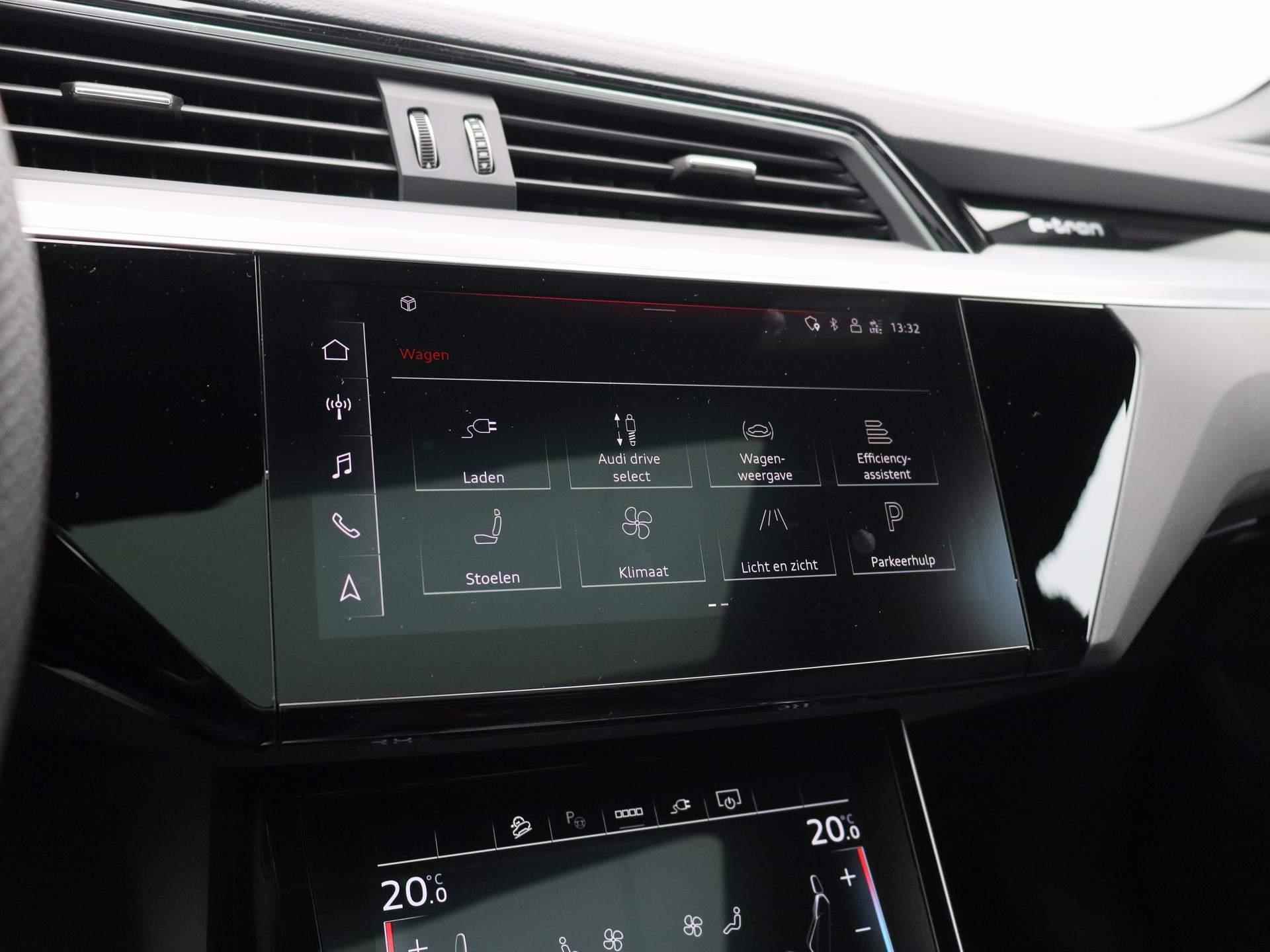 Audi Q8 e-tron 55 quattro S Edition 115 kWh 408 PK | S-line interieur | S-line exterieur | Automaat | Navigatie | Camera | Panoramadak | Lichtmetalen velgen | Demo | - 35/52