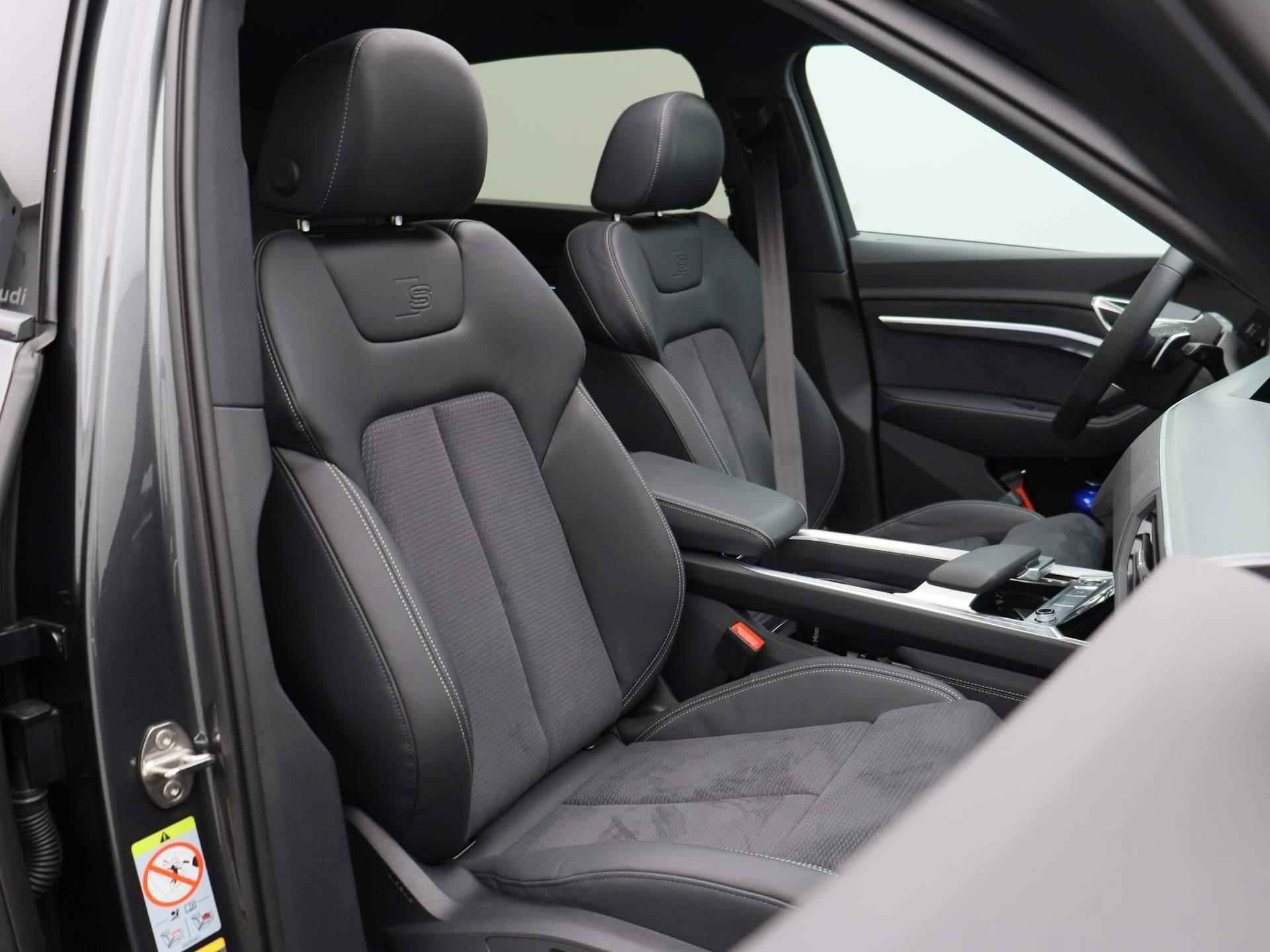 Audi Q8 e-tron 55 quattro S Edition 115 kWh 408 PK | S-line interieur | S-line exterieur | Automaat | Navigatie | Camera | Panoramadak | Lichtmetalen velgen | Demo | - 44/52