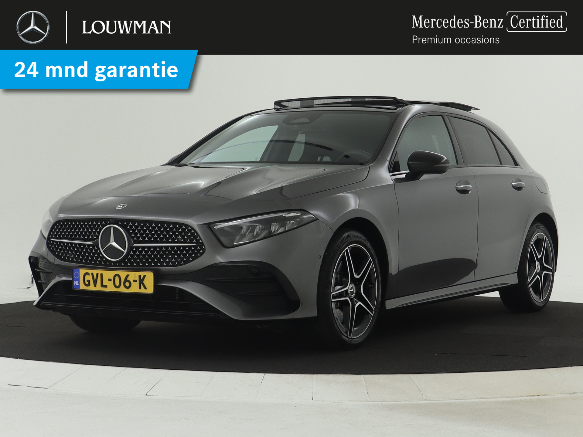 Mercedes-Benz A-Klasse 250 e AMG Face Lift Plug-In Hybride | Panorama Schuif-Kanteldak | AMG Styling | Night Pakket | Sfeerverlichting | Inclusief 24 maanden MB Certified garantie voor Europa.