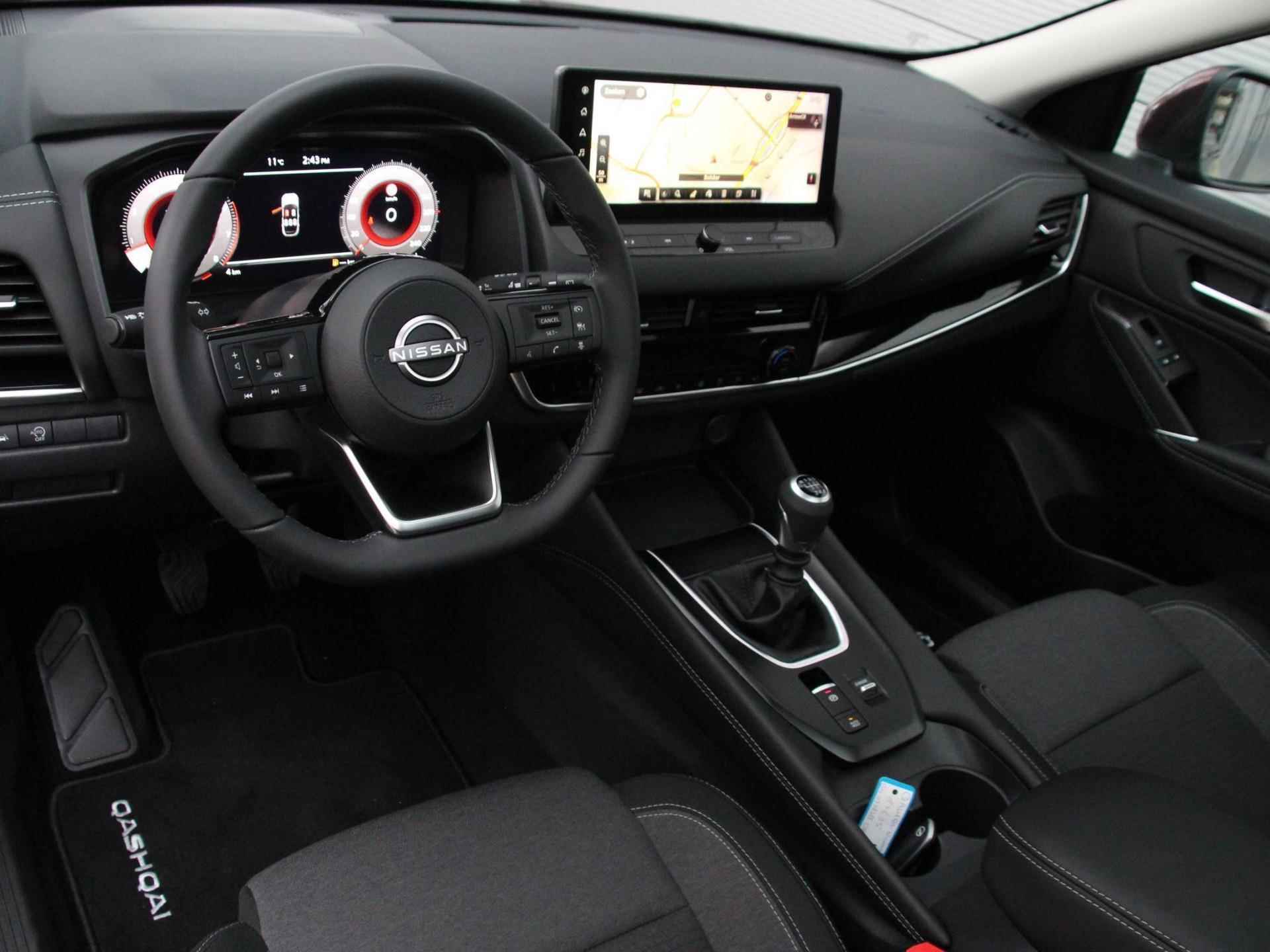 Nissan Qashqai 1.3 MHEV N-Connecta Design Pack | Panoramadak | Navigatie Full-Map | 360° Camera | Apple Carplay/Android Auto | LED | Dodehoek Detectie | Keyless Entry | Rijklaarprijs! - 9/22