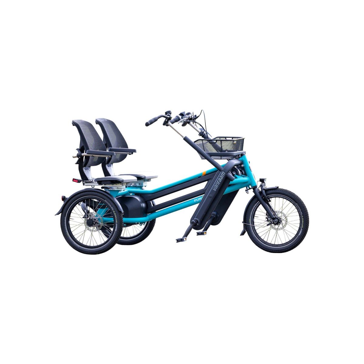 Van Raam Fun2Go Basis incl schijfremmen (8 versn vrijl, hyd Groen RAL6018 mat 2024