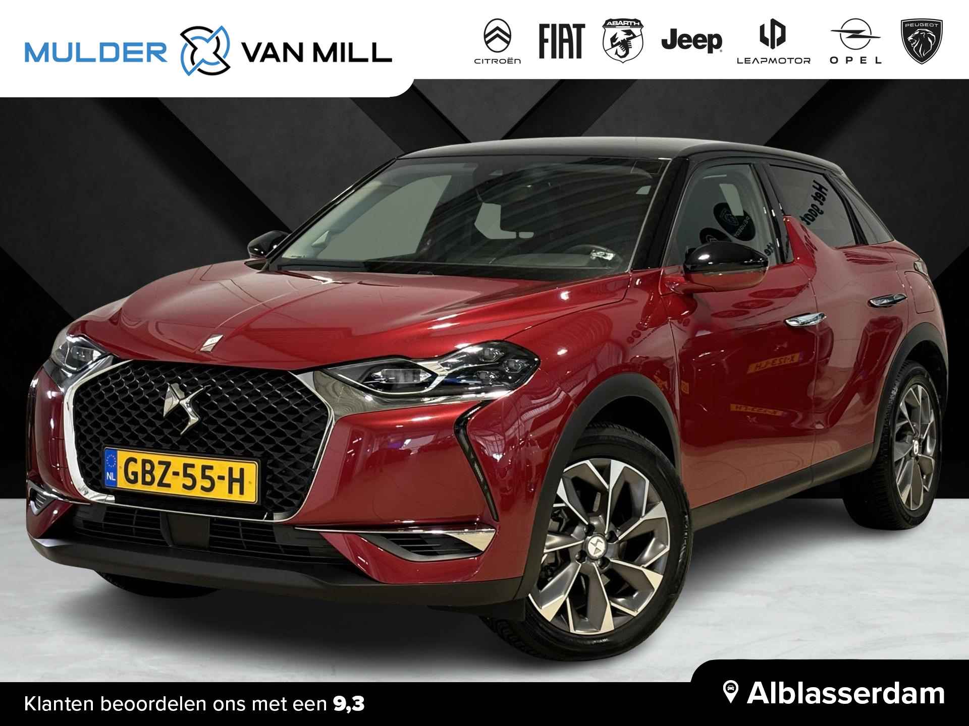 DS DS 3 Crossback SUV Rivoli e-Tense EV 3-FASEN 50kWh 136pk AUTOMAAT | DS MATRIX LED | SMART KEYLESS | ADAPTIVE CRUISE | NAVI | CAMERA | STOELVERW. | DAB+ |