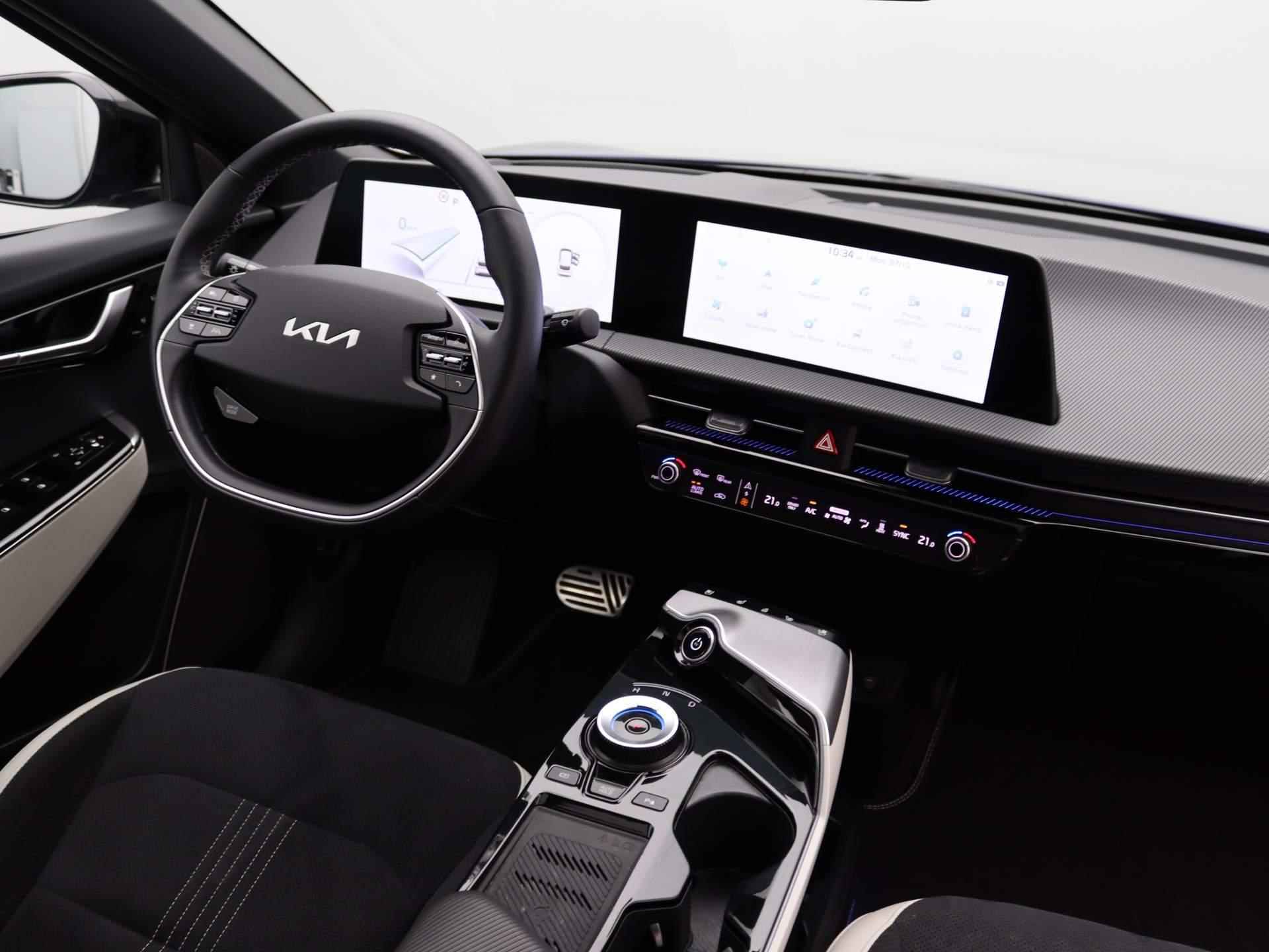 Kia EV6 GT-Line 77.4 kWh Open Dak | Head-Up | 360 Camera | Warmtepomp | Navi | Matrix LED - 8/43