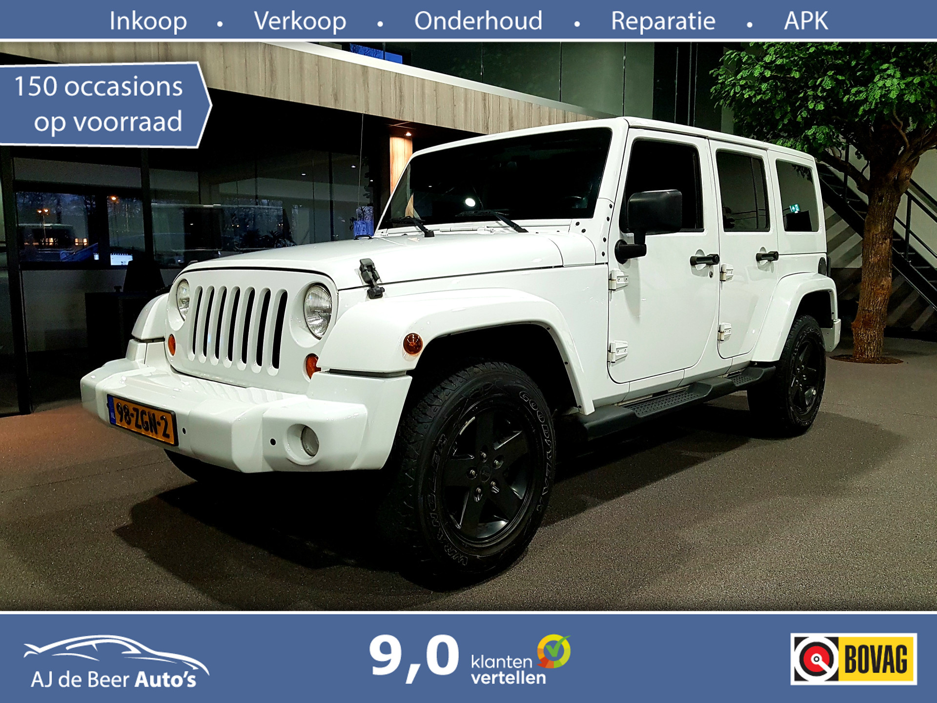 Jeep Wrangler Unlimited 3.6 Arctic Trekhaak | Airco Clima | Verwarmde stoelen | Sensoren