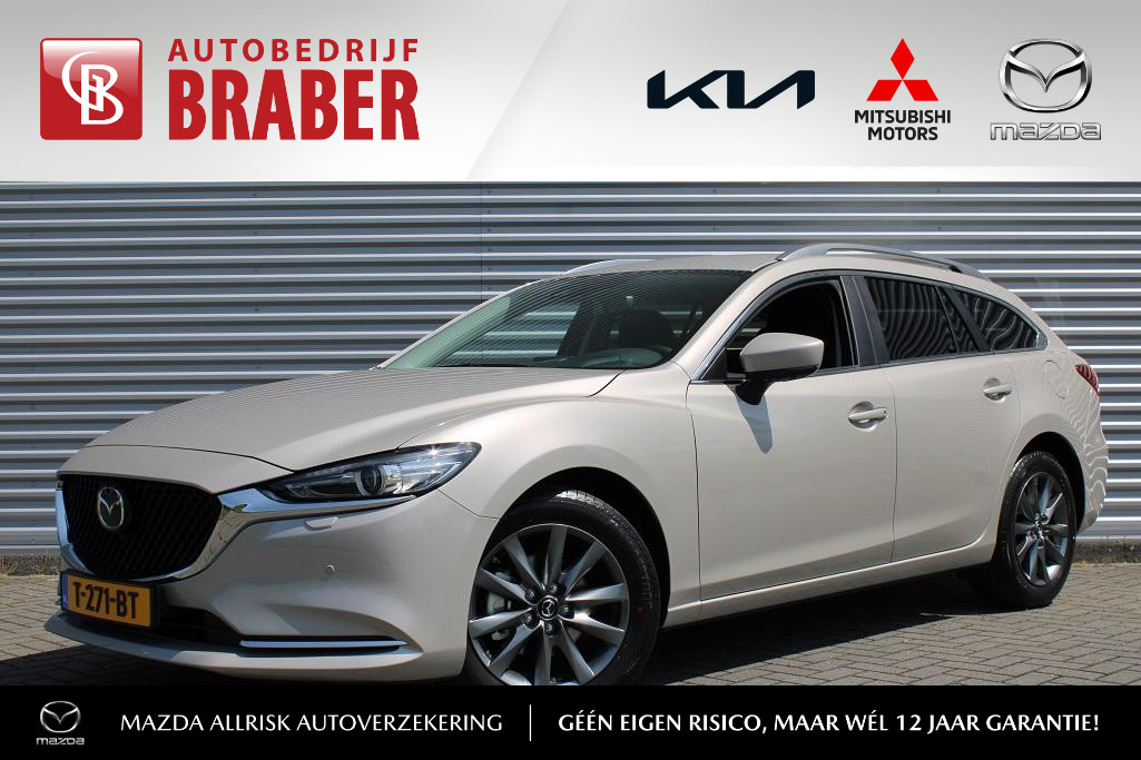 Mazda 6 Sportbreak 2.0 SkyActiv-G 6AT 165PK Centre-Line | BTW Auto | Navi | 17" LM | Airco | Cruise | Head-up display | Automaat |