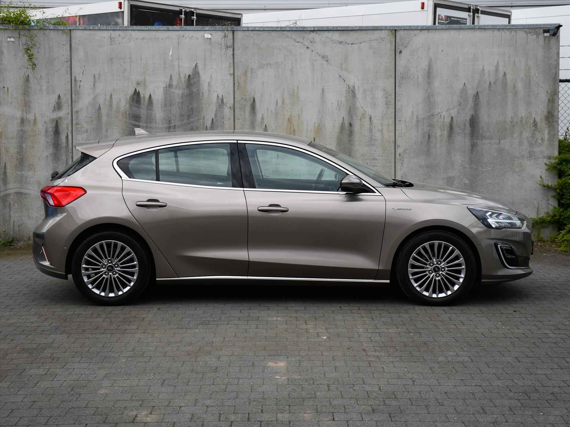 Ford Focus Vignale 1.0 EcoBoost 125pk HUD | WINTER PACK | ADAPT. CRUISE | PDC + CAM. | KEYLESS | LEDER | 17''LM - 3/36