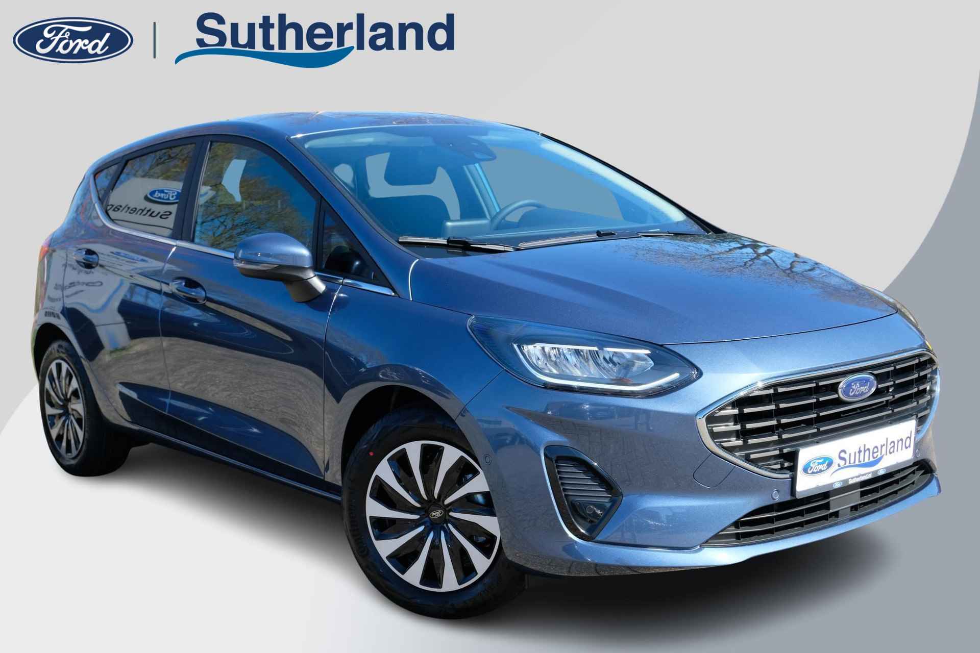 Ford Fiesta 1.0 EcoBoost Hybrid Titanium 125pk VOORRAAD | Incl. all season banden! | Chrome Blue | Driver Assistance Pack 2 | Winter Pack | Comfort Pack - 1/19