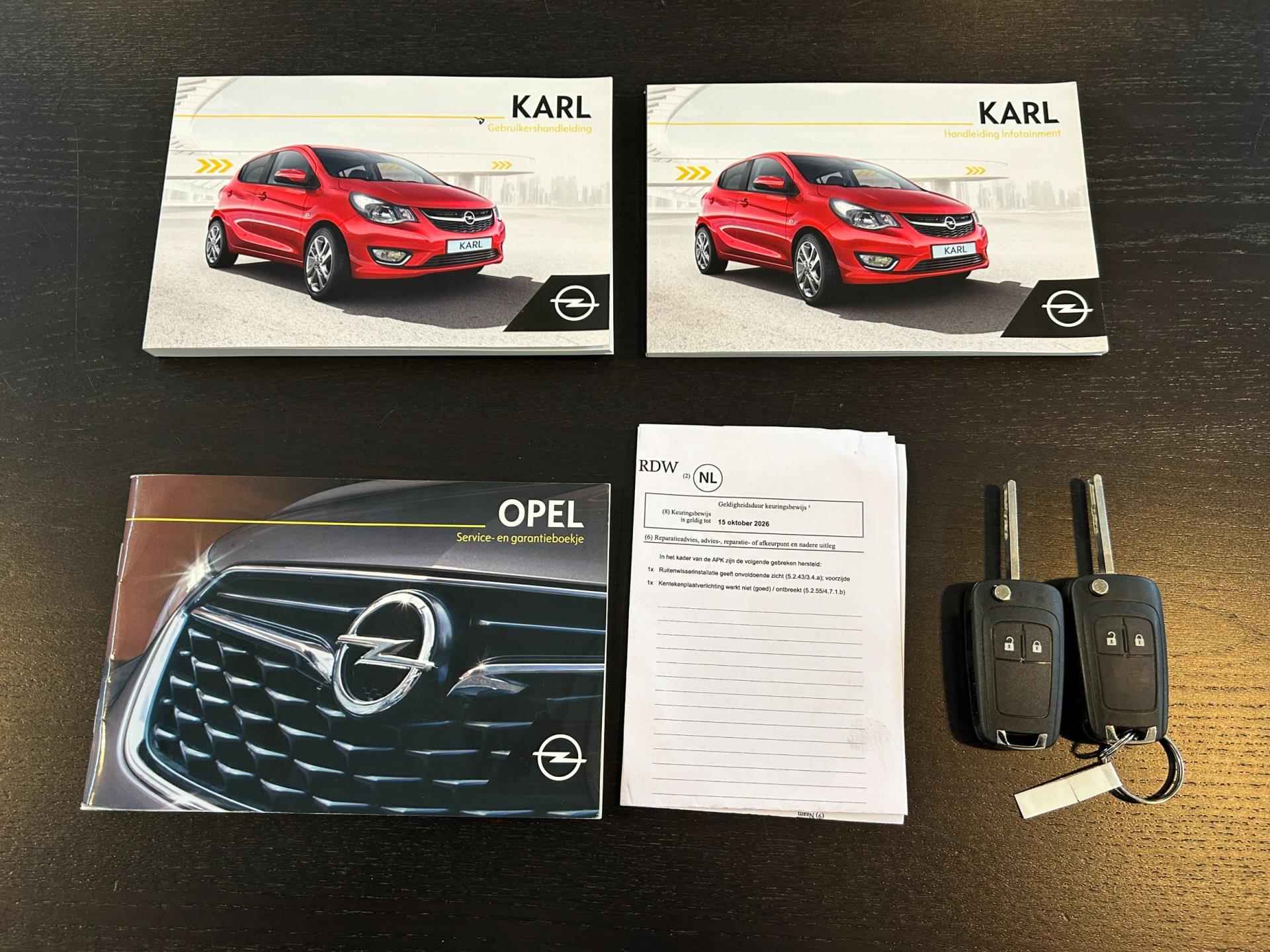 Opel KARL 1.0 ecoFLEX Edition Automaat Airco Park.Sens Cruise NAP NL-Auto Volledig Dealeronderhouden! - 25/28