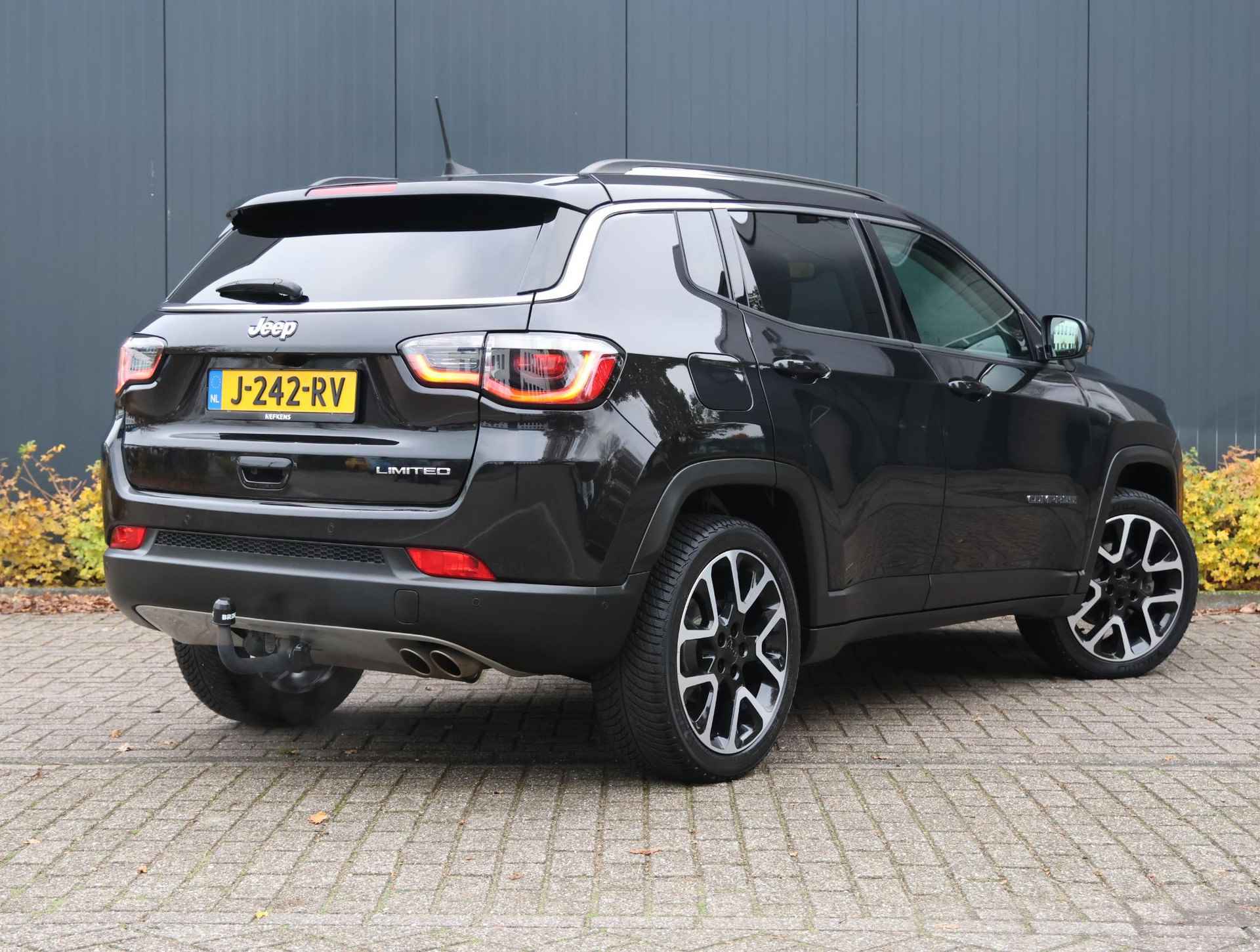 Jeep Compass 150pk Turbo Limited (1ste eig./Electr.klep/Camera/T.haak/19"LMV/NAV./Keyless) - 4/41