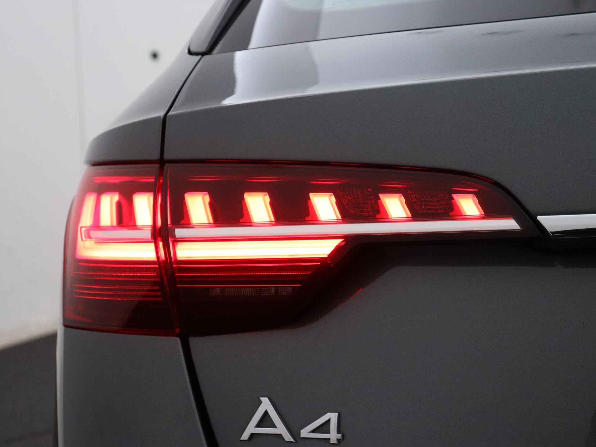 Audi A4 Avant 35 TFSI S edition 150 PK | Automaat | S-line exterieur | S-line interieur | Navigatie | LED | Apple Carplay | Virtual cockpit | Stoelverwarming | Parkeersensoren | Cruise control | Lichtmetalen velgen | Climate control | - 28/30
